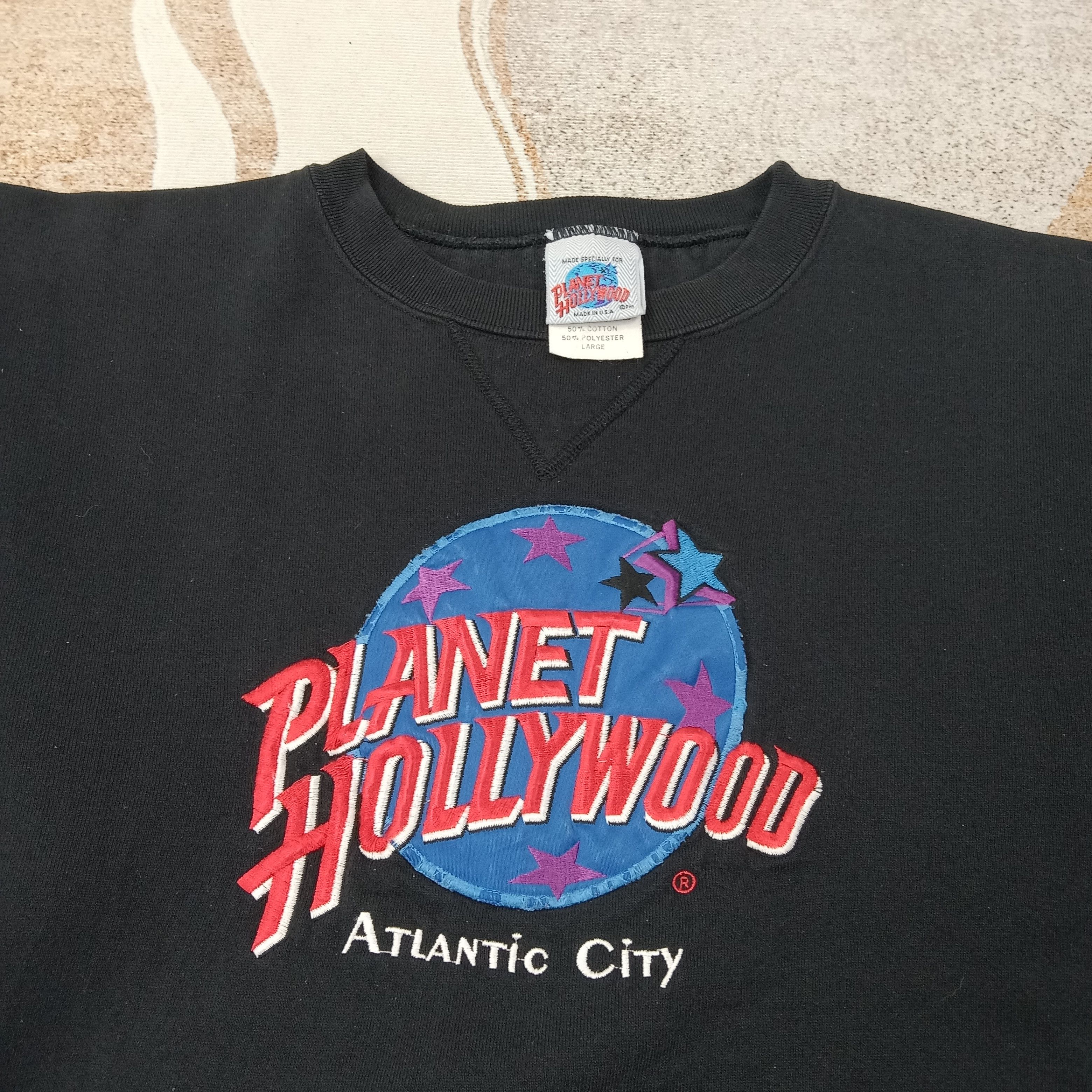 Planet Hollywood Planet Hollywood Atlantic City Sweatshirt C260N7 Size US L / EU 52-54 / 3 - 2 Thumbnail