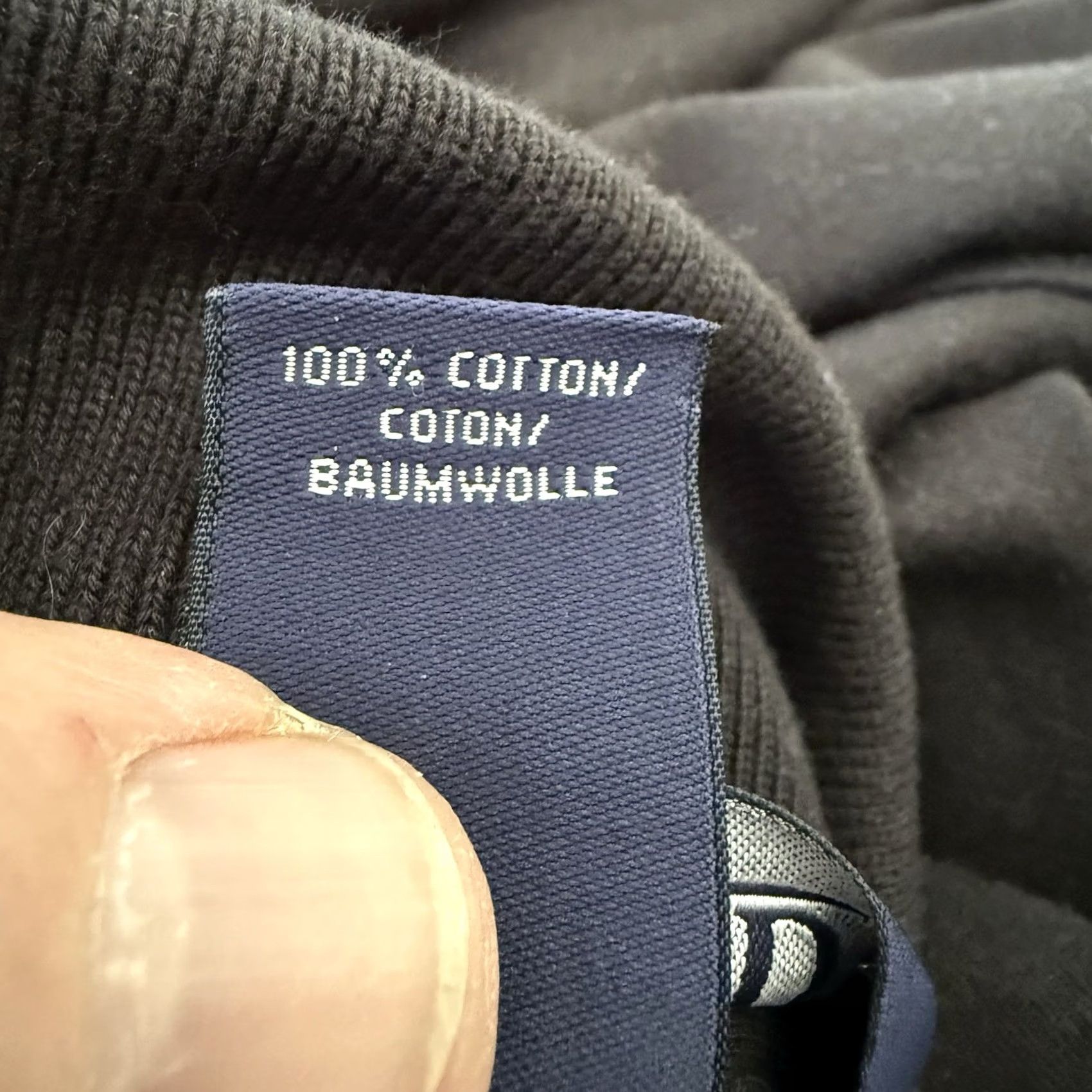 Lands' End Lands' End Long Sleeve Polo Shirt Mens XL Black 100% Cotton Lightweight Golf Size US XL / EU 56 / 4 - 4 Thumbnail