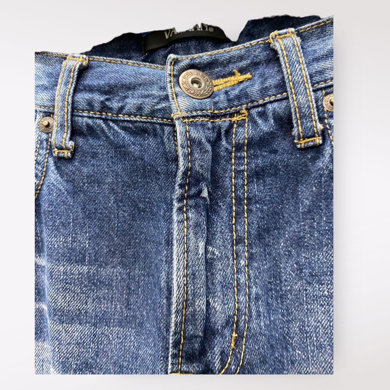 If Six Was Nine 💥BEST OFFER💥VALMAN JEANS DOT COLOUR RAPPER DENIM Size US 31 - 3 Thumbnail
