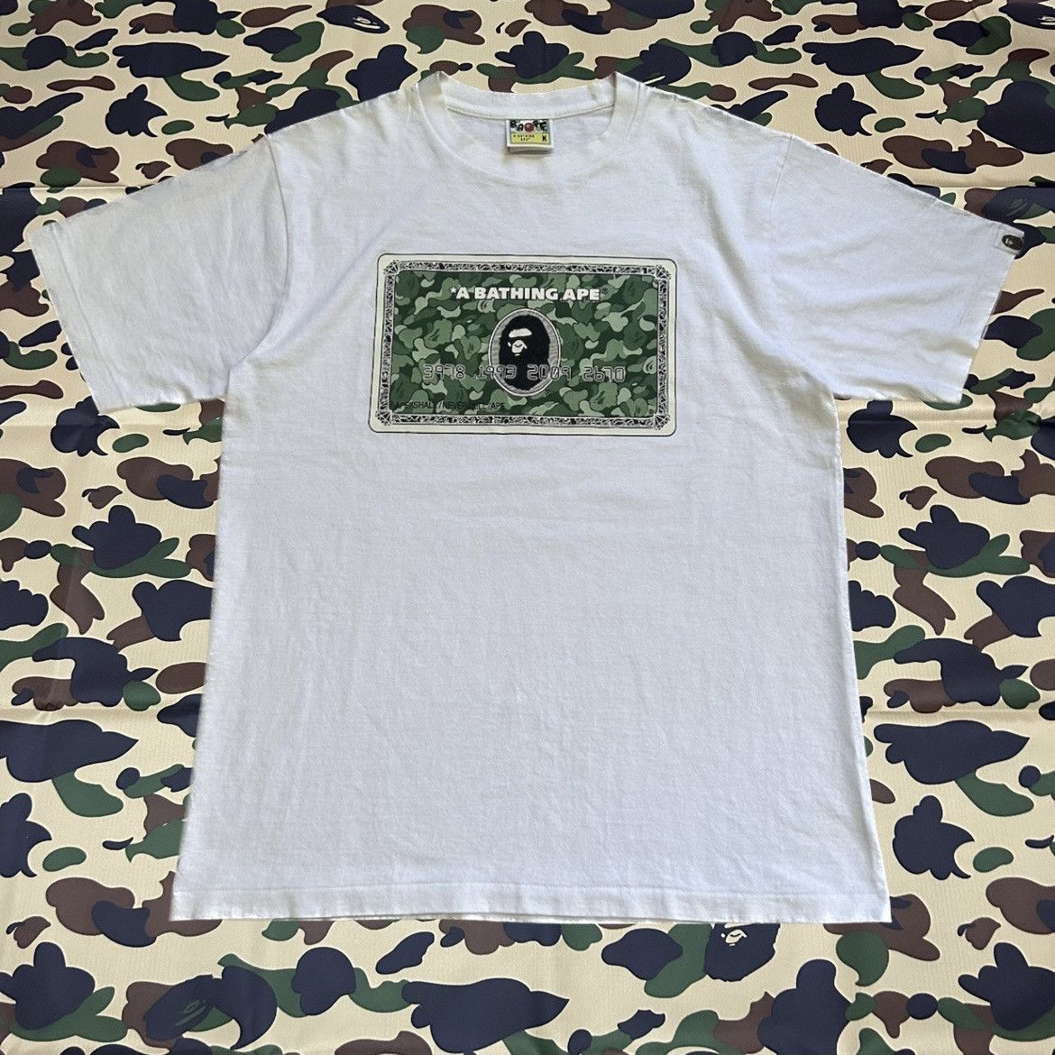Bape A Bathing Ape Credit Card Logo Tee