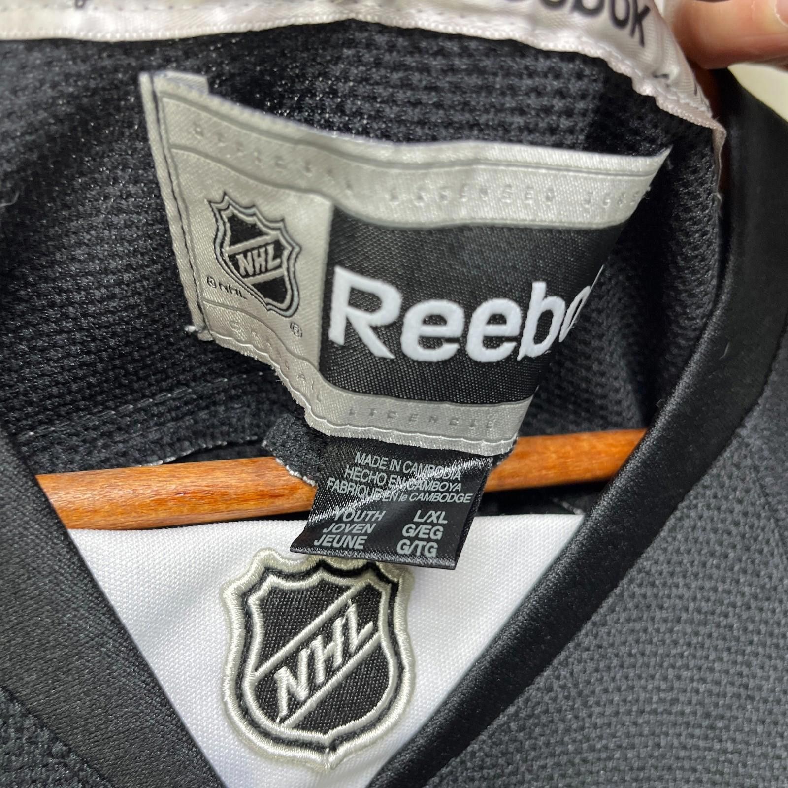 Reebok Vintage LA Kings Reebok Hockey Jersey Youth Large XL Size ONE SIZE - 5 Thumbnail