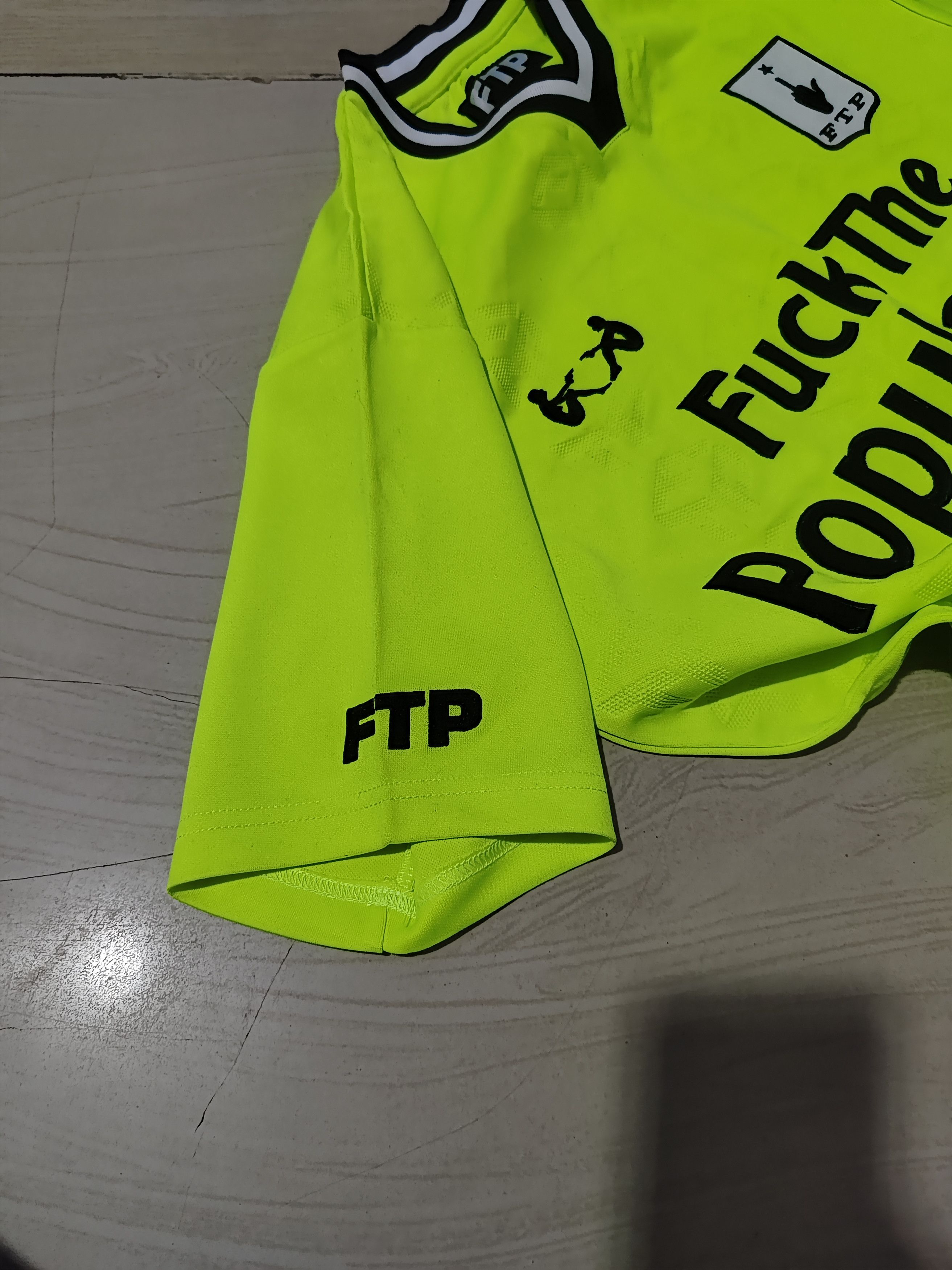 Fuck The Population FTP Fuck The Population Neon Green Soccer Jersey Shirt Size US M / EU 48-50 / 2 - 7 Thumbnail