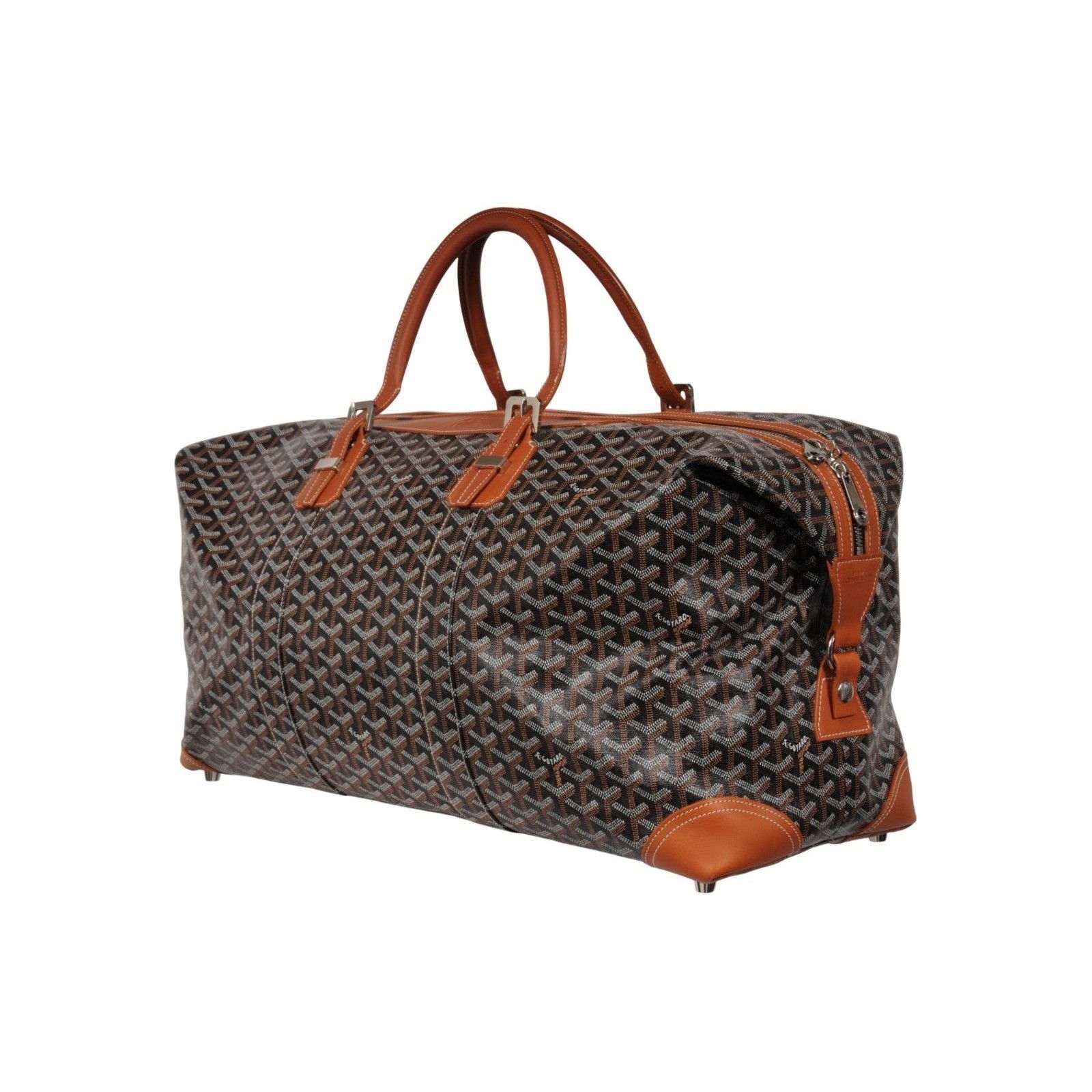 Goyard Boeing 55 Duffle Bag Brown Black Travel Carry On Week Size ONE SIZE - 5 Thumbnail
