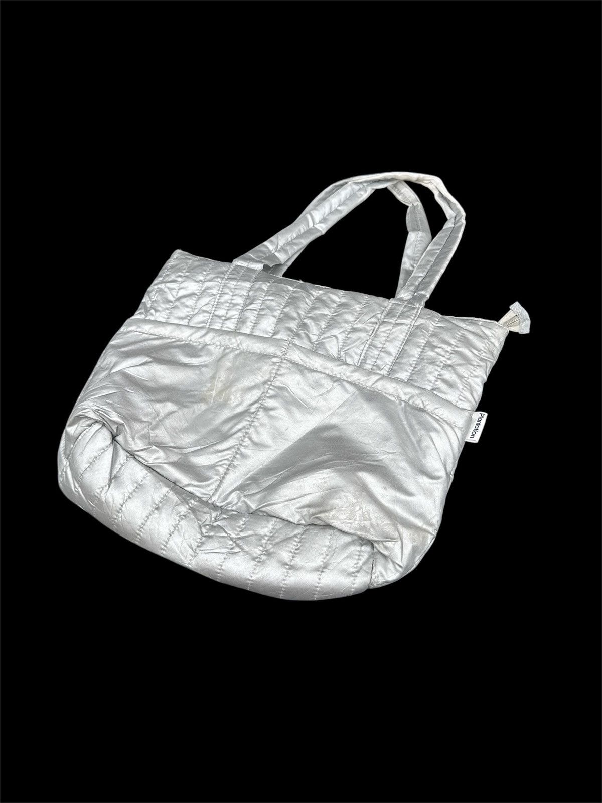 Issey Miyake Limited Issey Miyake Two Pocket Quilted Designer Tote Bag Size ONE SIZE - 3 Thumbnail