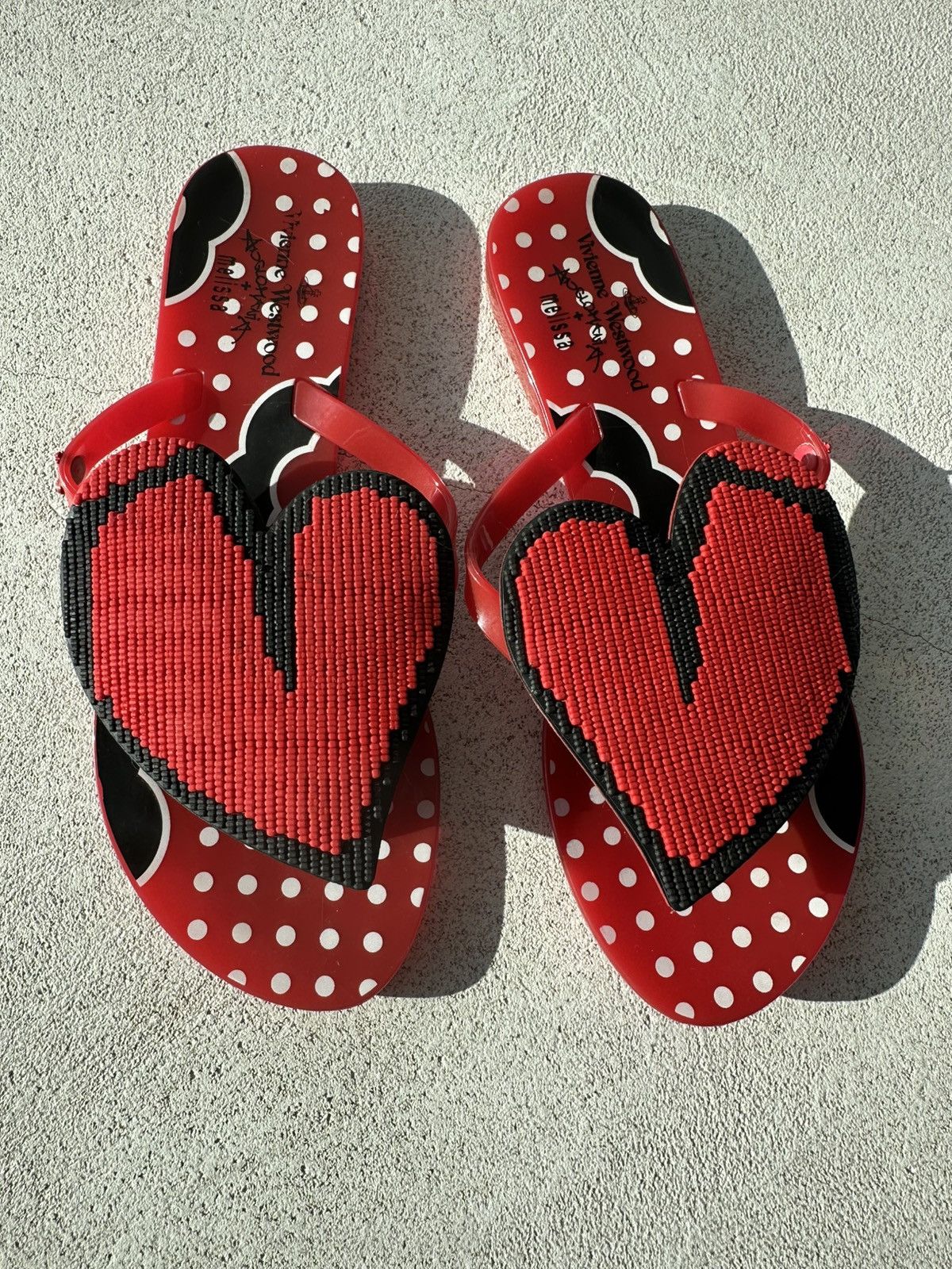 Melissa × Vivienne Westwood Vivienne Westwood x Melissa flip flops Size US 5.5 / IT 35.5 - 1 Thumbnail