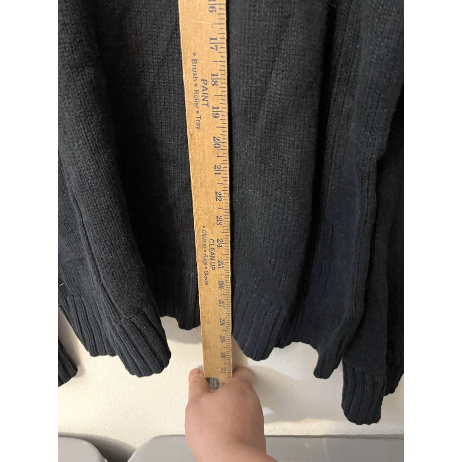 Ralph Lauren VINTAGE Ralph Lauren Polo Jeans Co Sweater Men’s LARGE Black RL Long Sleeve V Neck Shirt Size US L / EU 52-54 / 3 - 4 Thumbnail