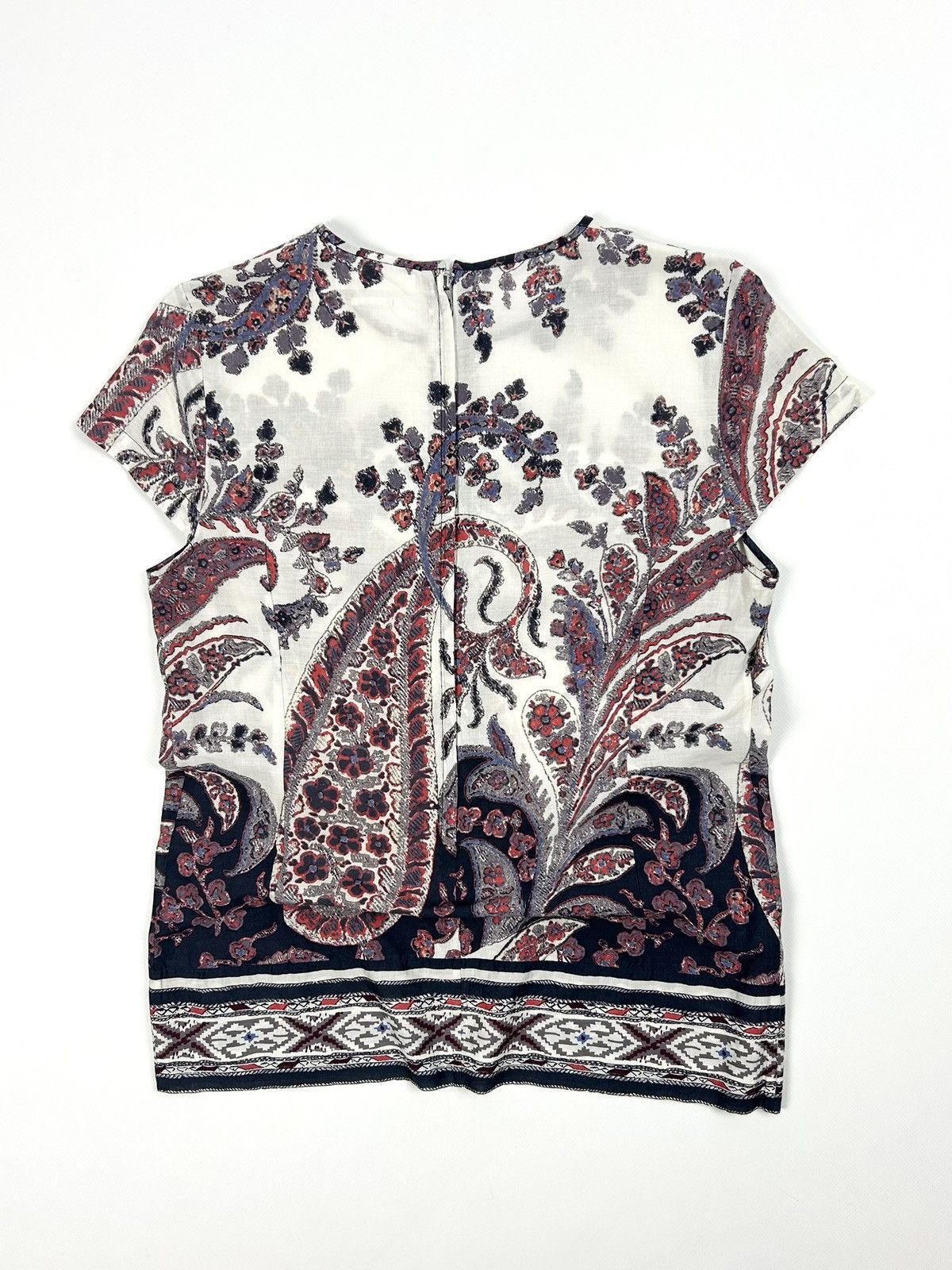Isabel Marant Etoile Isabel Marant Étoile Tullya Blouse Paisley Cotton Top M Size M / US 6-8 / IT 42-44 - 2 Thumbnail