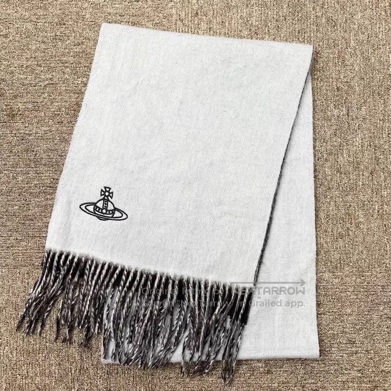 Vivienne Westwood Vivienne Westwood Navy fringed double-sided Saturn embroid Size ONE SIZE - 1 Thumbnail