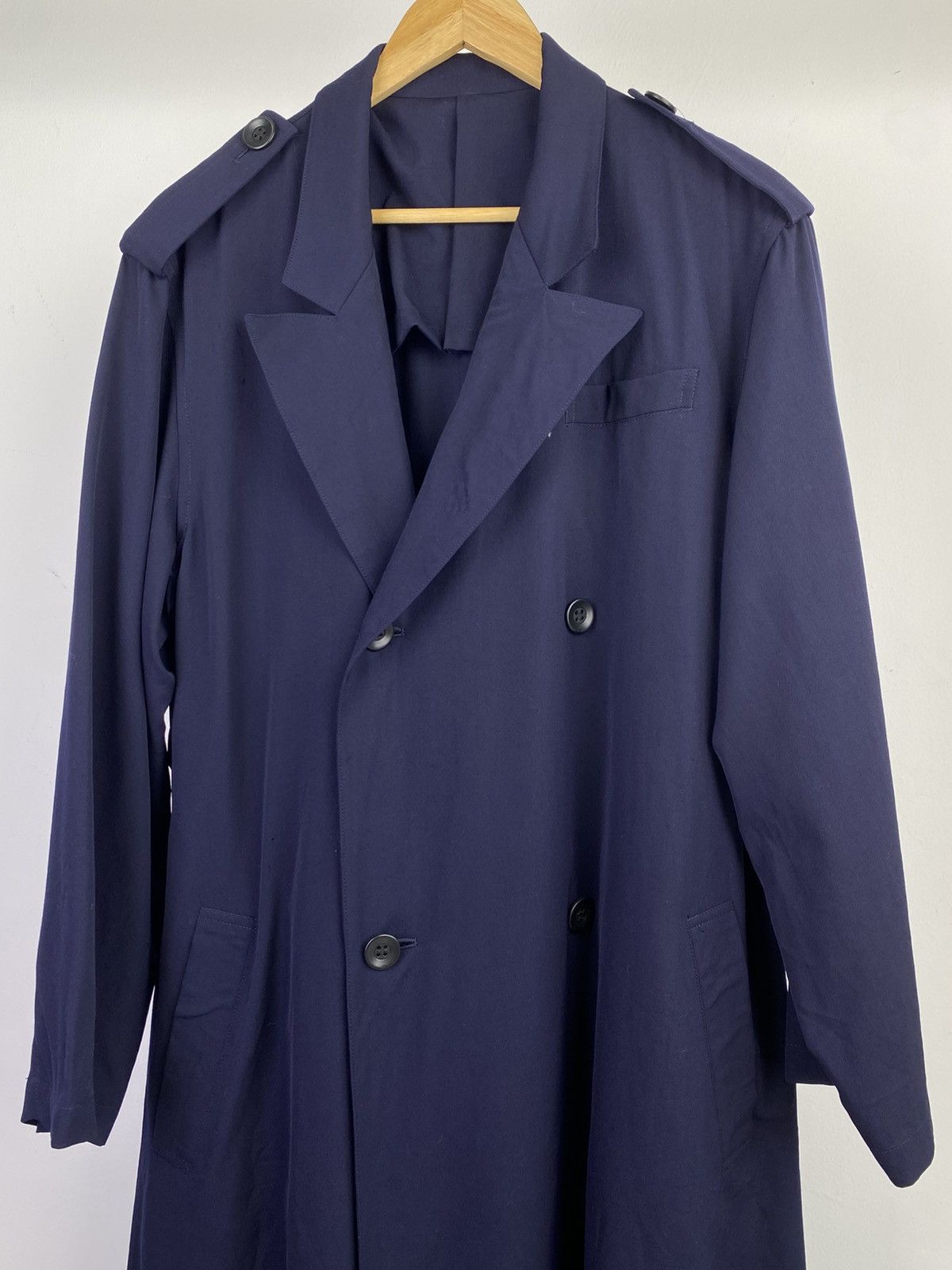 Yohji Yamamoto Vintage 90’s Y’s by Yohji Yamamoto Double Breast Coat Size US L / EU 52-54 / 3 - 20 Thumbnail
