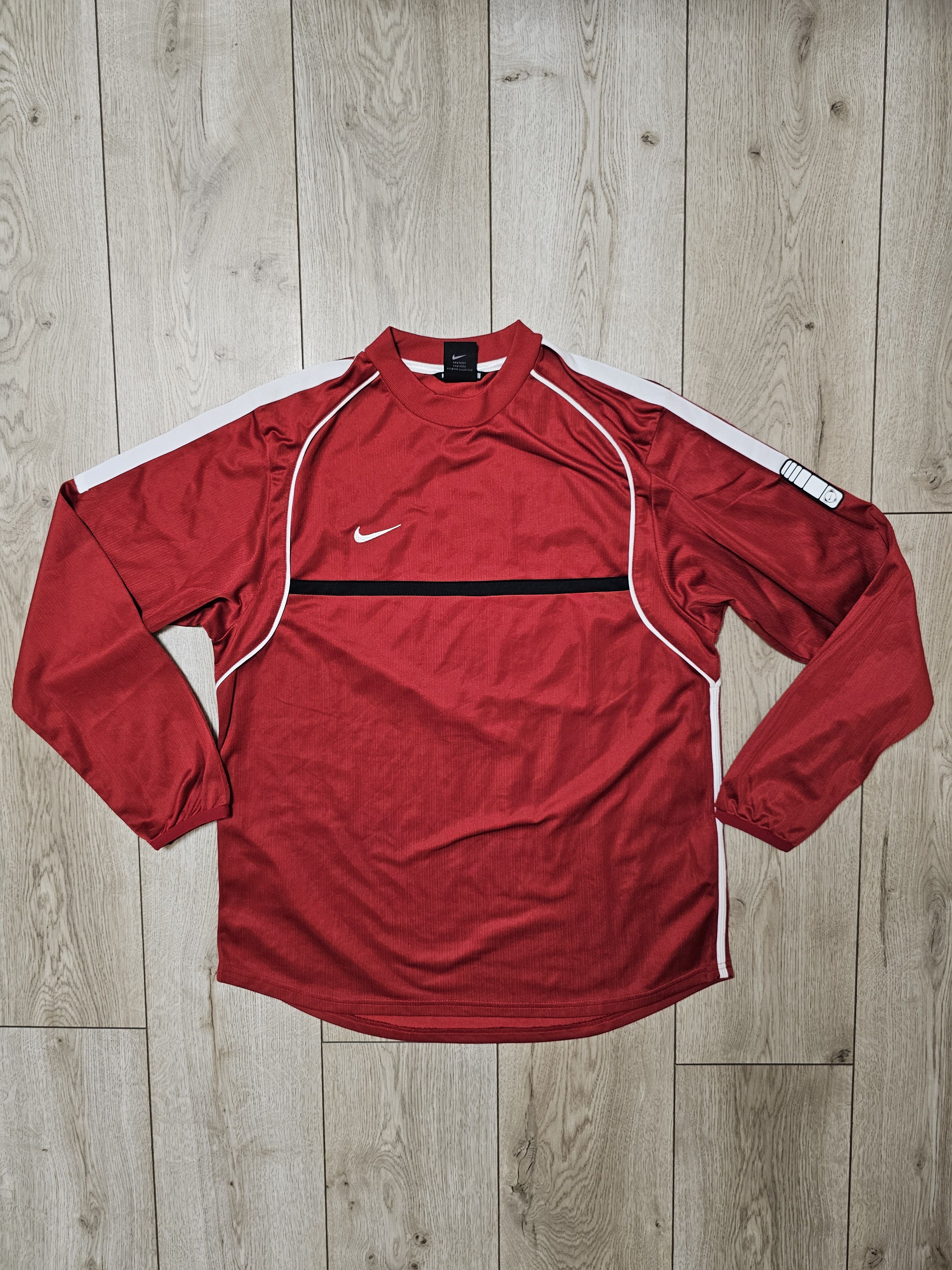 Vintage NIKE VINTAGE LONGSLEEVE Y2K TRAINING SOCCER JERSEY FOOTBALL Size US M / EU 48-50 / 2 - 1 Thumbnail