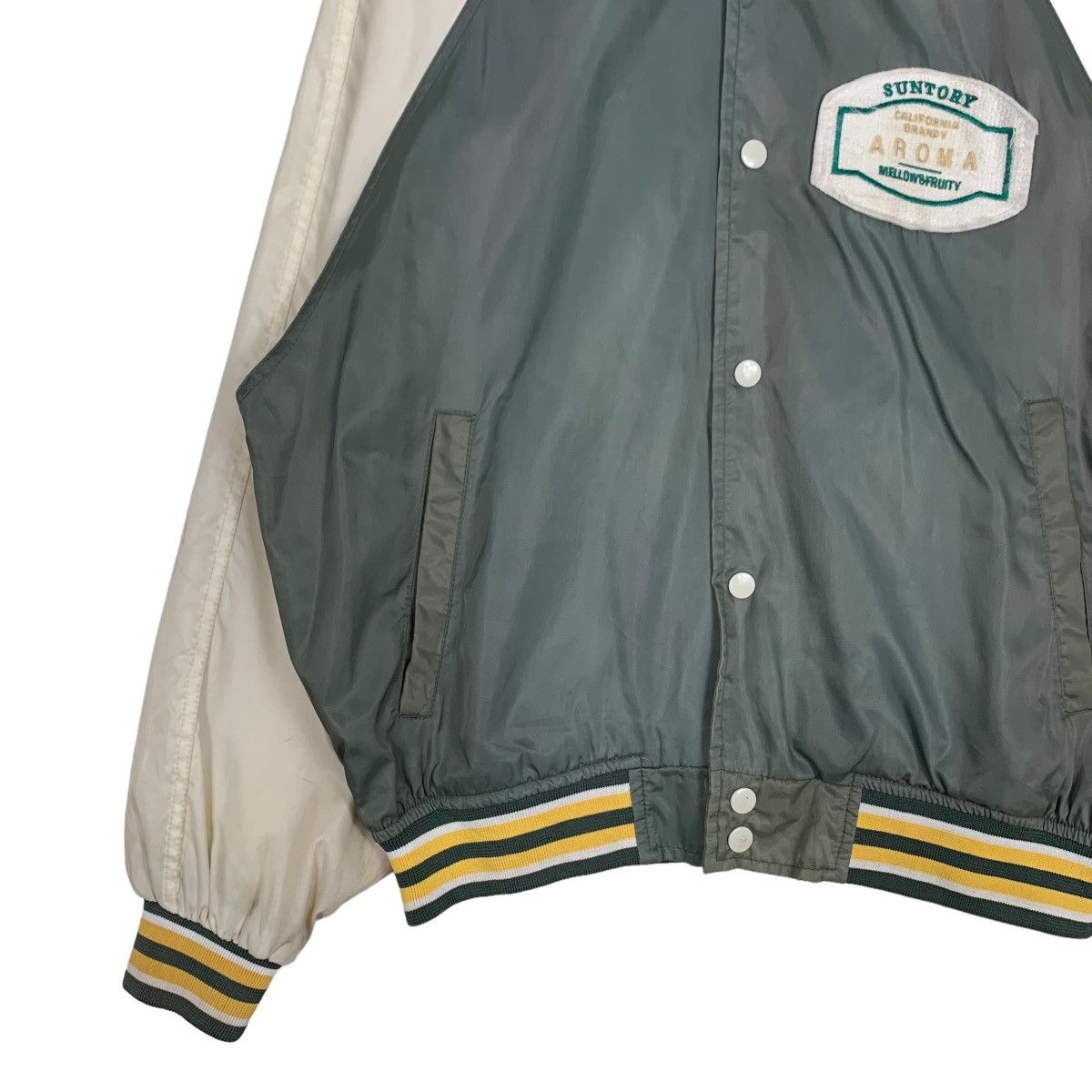 Vintage OAKSLEAF Suntory Aroma Green Coach Jacket #1049-C47 Size US M / EU 48-50 / 2 - 5 Thumbnail
