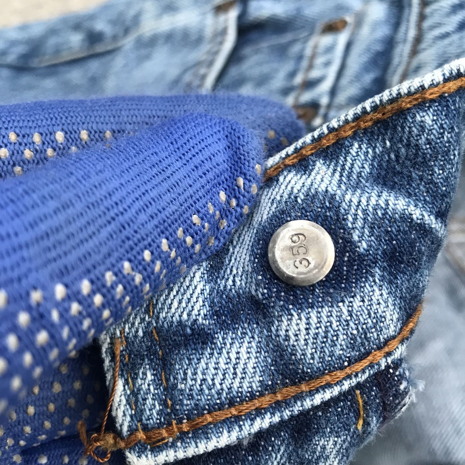 Levi's W28x29.5 VINTAGE LEVIS 503 ACIDWASH 90s levis straight cut Size US 28 / EU 44 - 6 Thumbnail