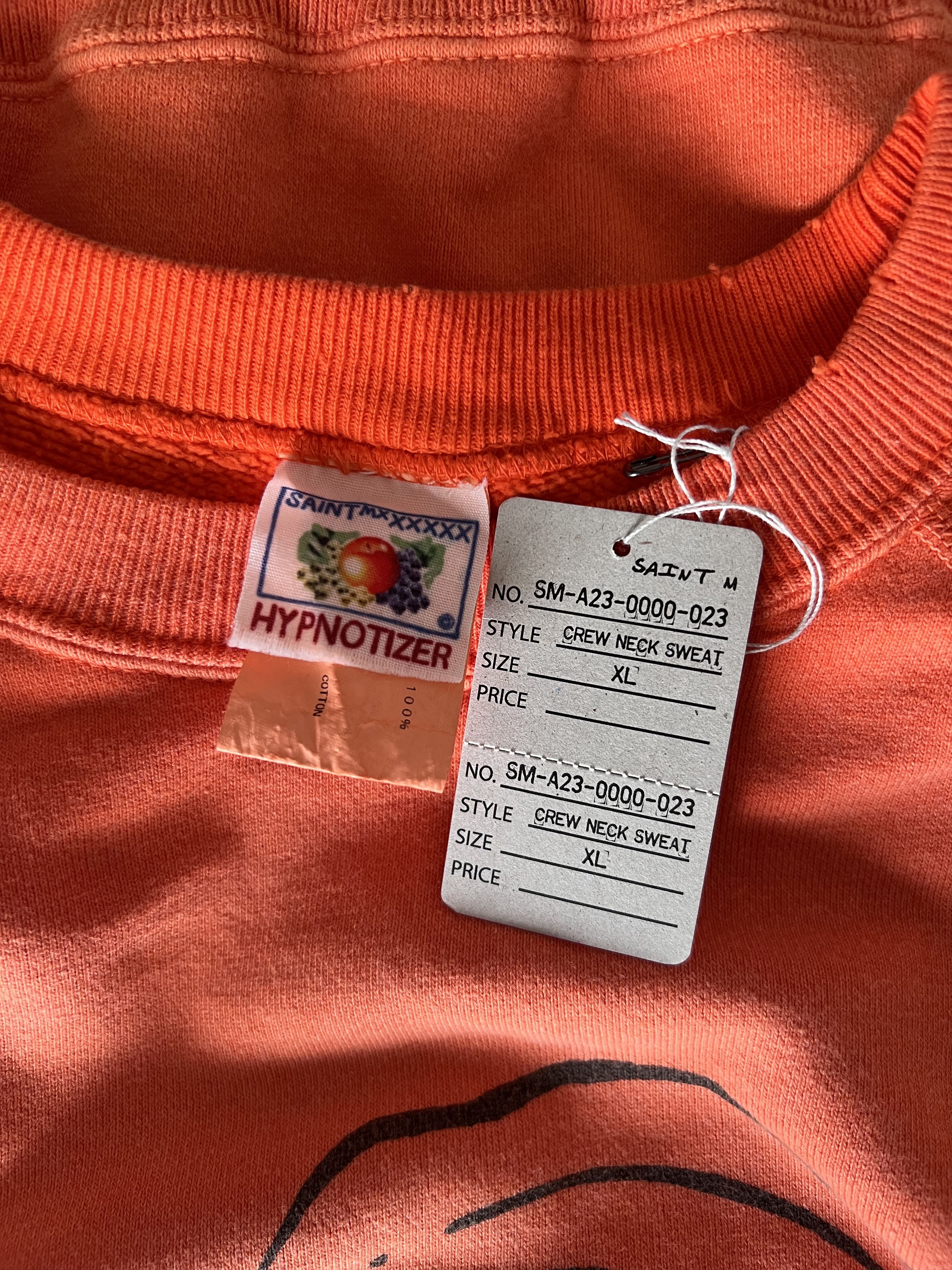 Saint Michael Saint Michael Peanuts Linus Crewneck in Orange Size US XL / EU 56 / 4 - 8 Thumbnail