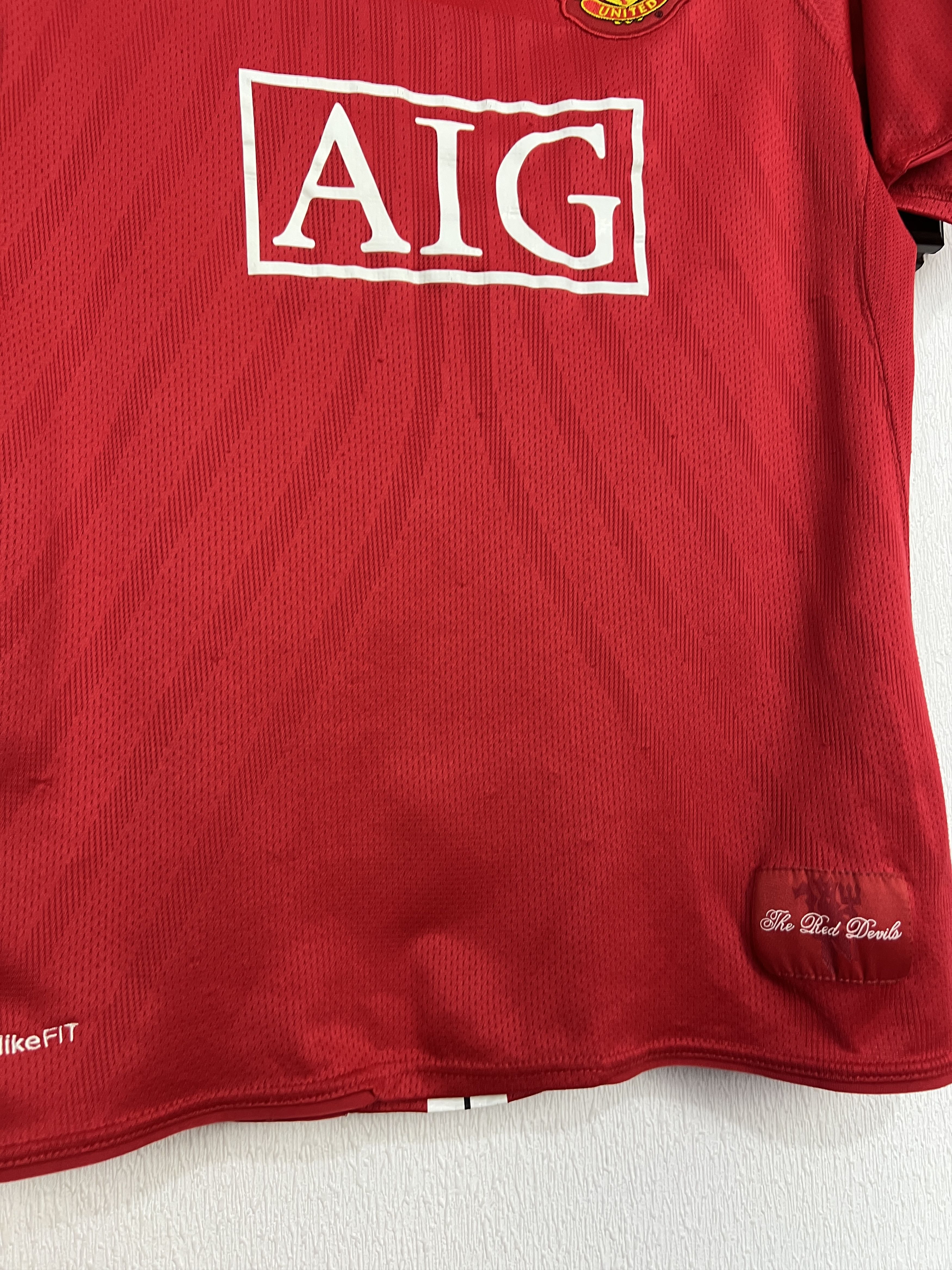 Nike Manchester United football shirt #17 Nani Jersey Boys XL Size US XXS / EU 40 - 8 Thumbnail