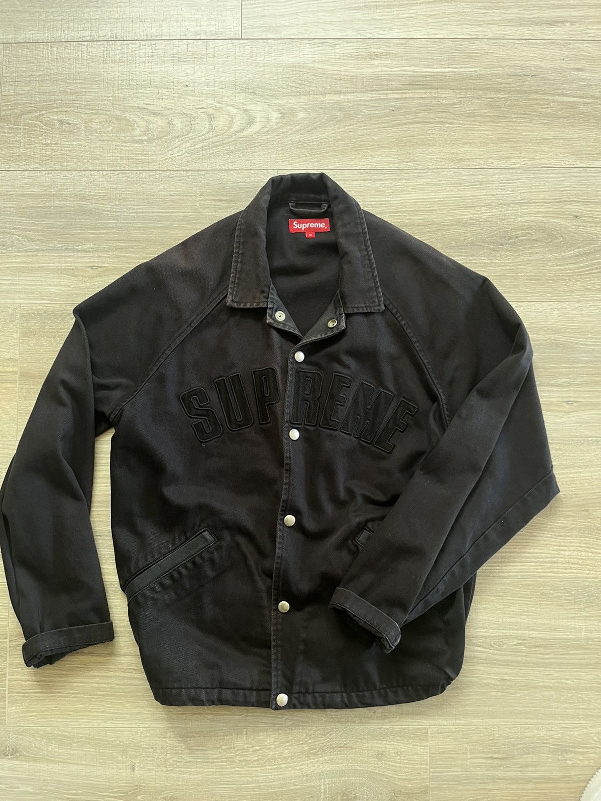 Supreme Snap Front Twill Jacket | Grailed