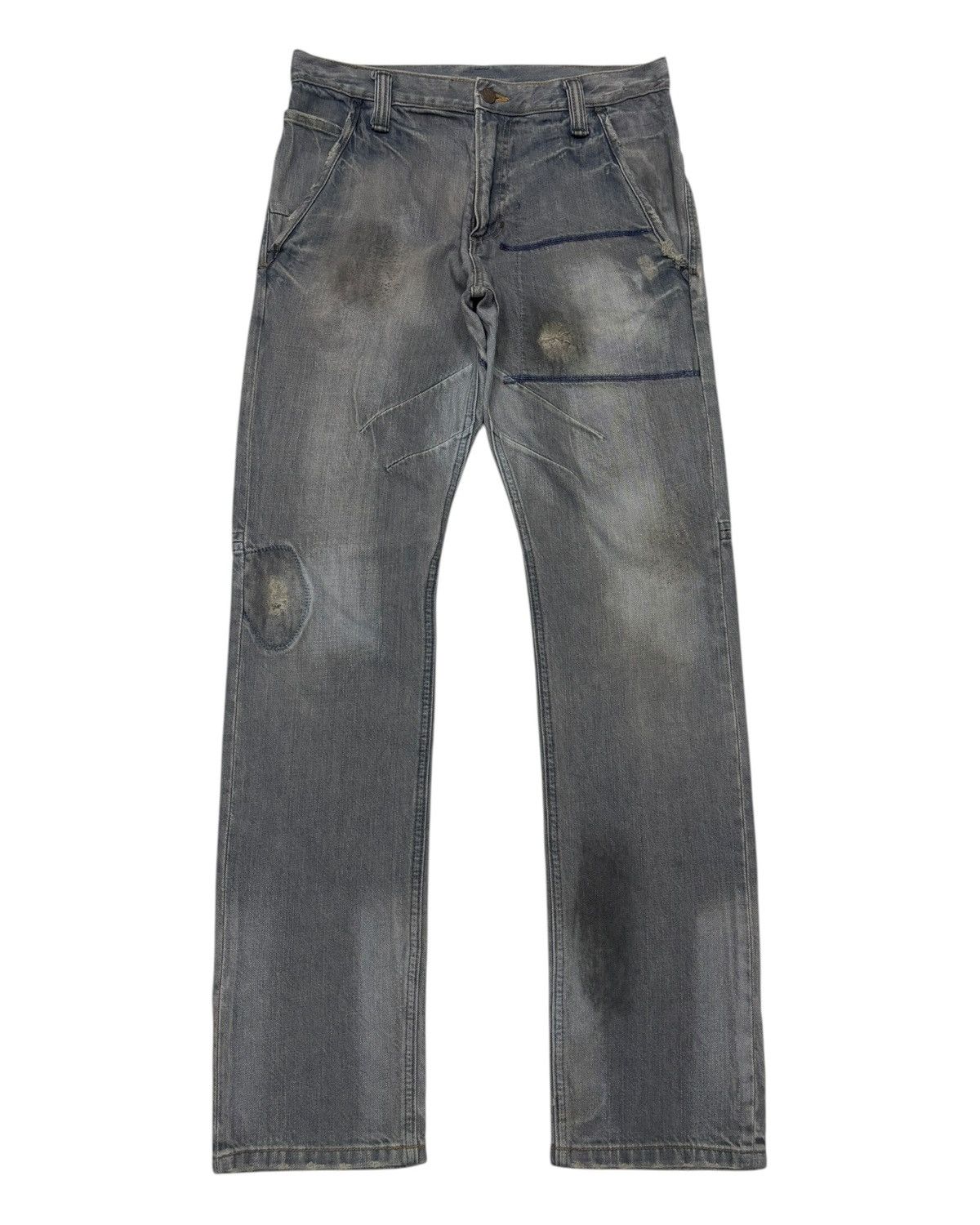 Hysteric Glamour × If Six Was Nine × Kapital RARE VINTAGE JAPANESE DENIM BIG JOHN FADED GREY JEANS Size US 32 / EU 48 - 5 Thumbnail