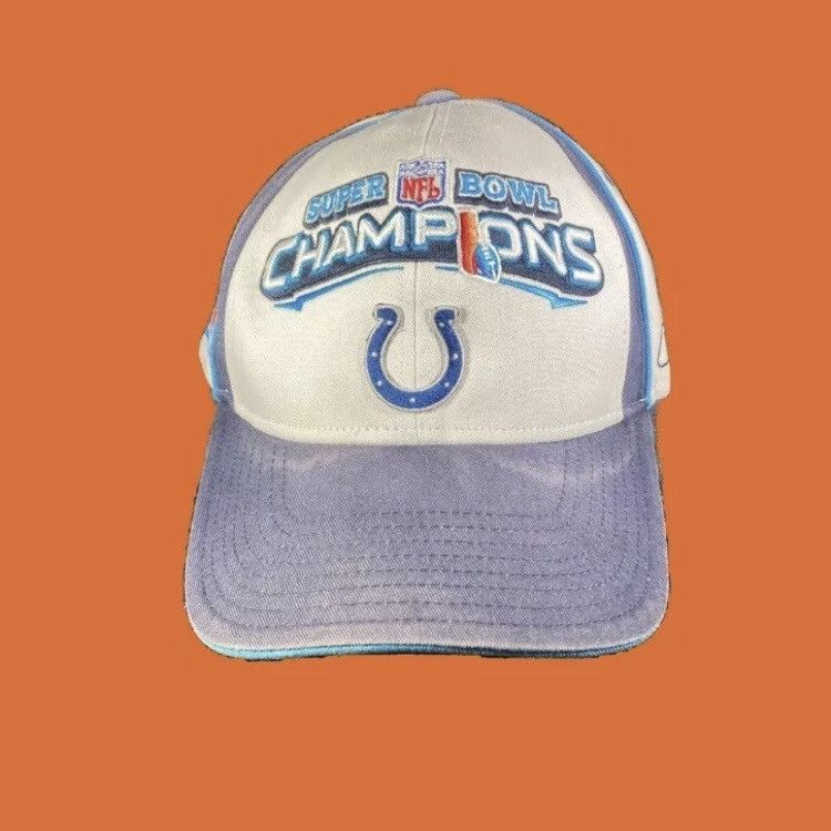 NFL × Reebok × Vintage Vintage Reebok Indianapolis Colts Super Bowl Hat Size ONE SIZE - 2 Thumbnail