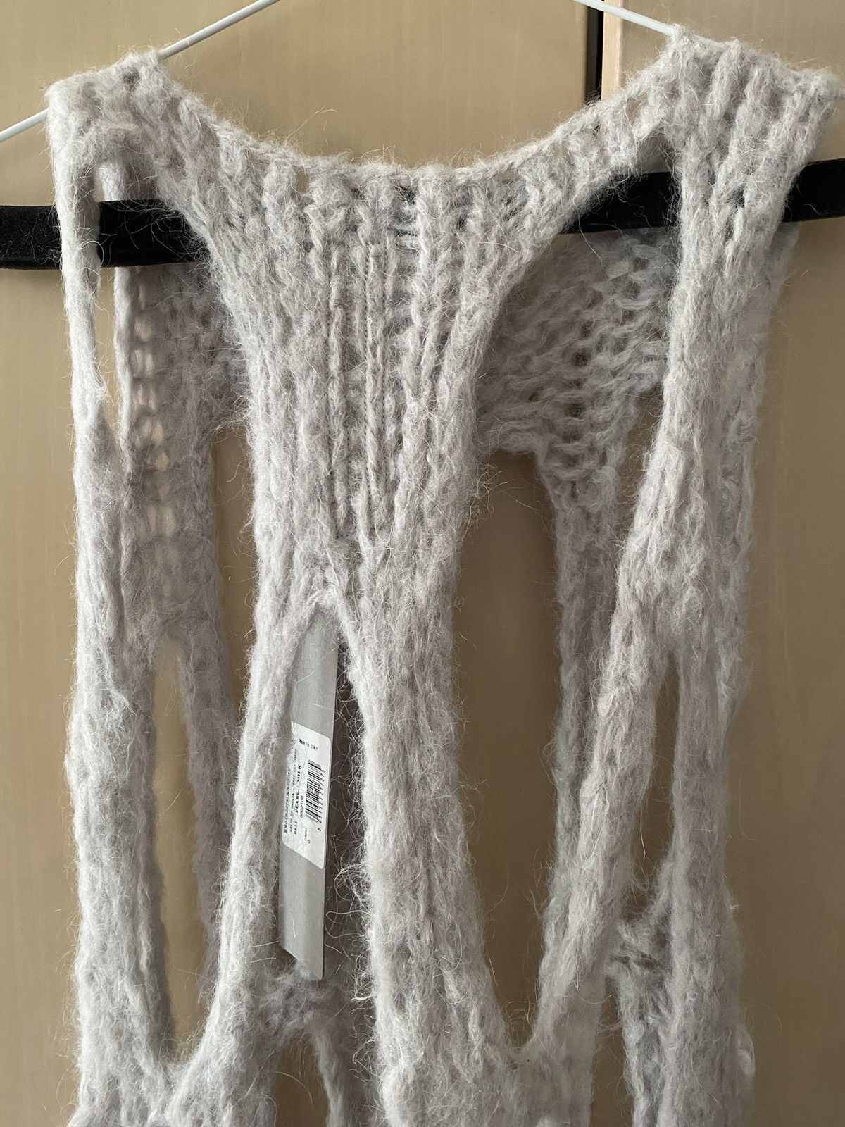 Rick Owens [Runway 80% OFF SALE] Rick Owens alpaca knit web top Size US M / EU 48-50 / 2 - 6 Thumbnail