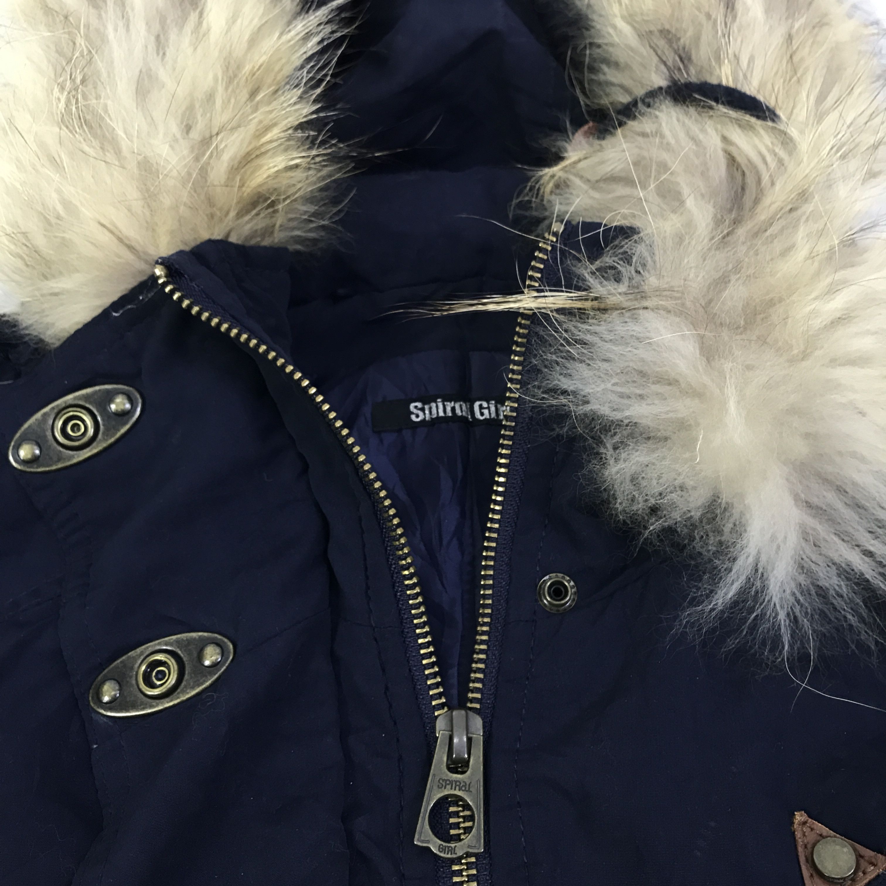 Japanese Brand Vintage Spiral Girl Fur Hoodie Jacket K122B14 Size M / US 6-8 / IT 42-44 - 5 Thumbnail
