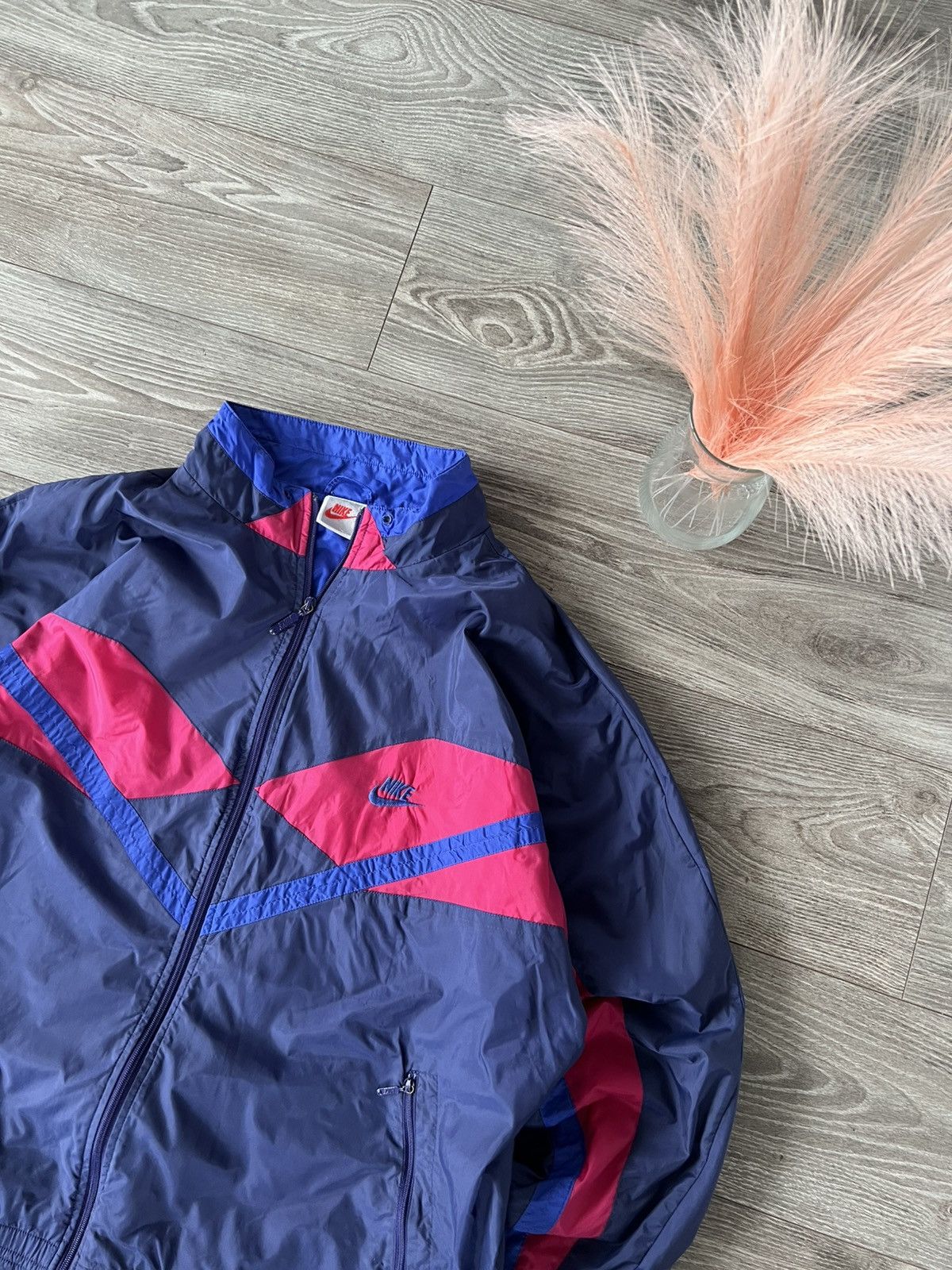 Nike × Vintage ‼️Vintage Nike Archival 90s Windbreaker Olympic Zip Jacket‼️ Size US XL / EU 56 / 4 - 3 Thumbnail