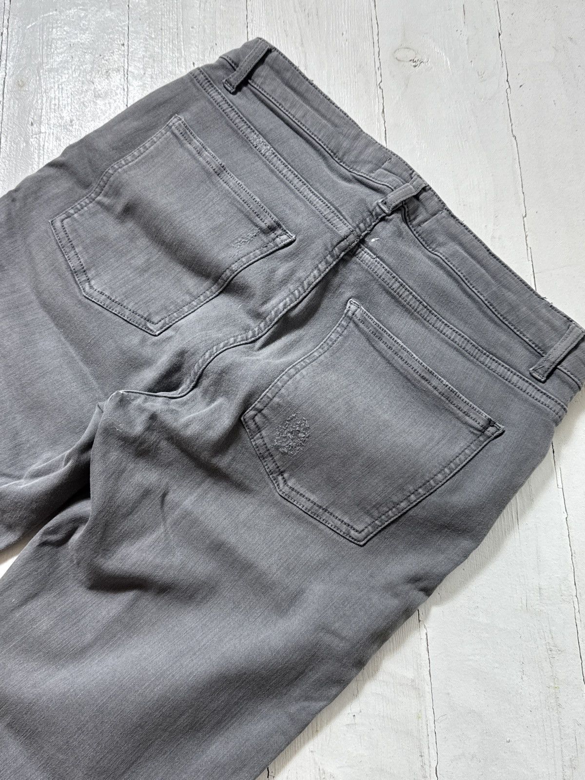 Acne Studios VINTAGE ACNE STUDIOS SKIN 5 USED GREY JEANS Size 29" - 9 Thumbnail