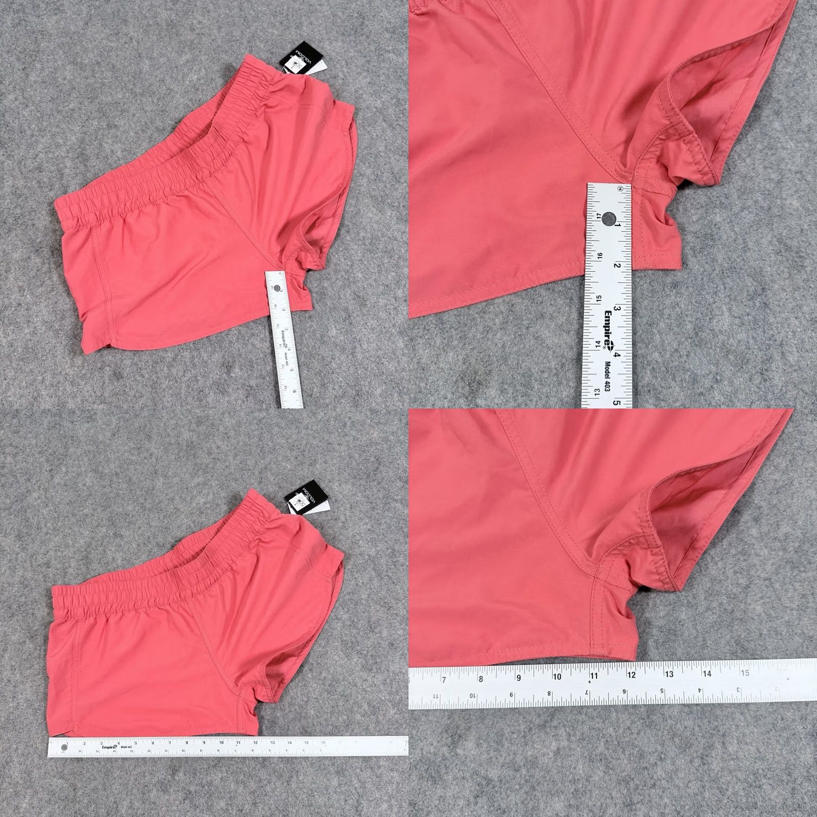 Volcom Volcom Activewear Board Shorts Women's L Coral Pink Floral Logo 34in Waist 2.25in Inseam Summer Beach USA Hipster Reg Womens Size 36" / US 14 / IT 50 - 10 Thumbnail