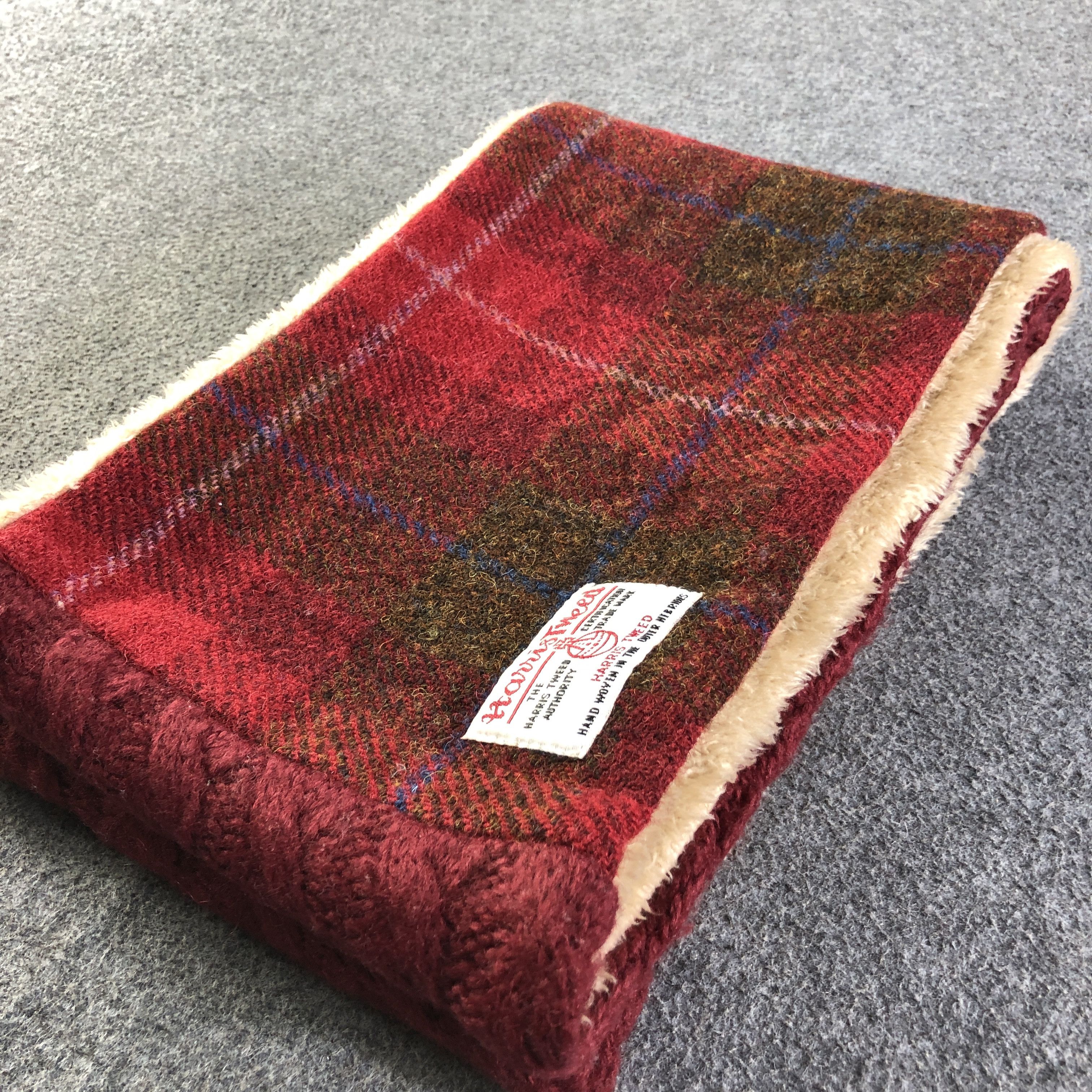 Harris Tweed Harris Tweed Wool Scarf Muffler Neckwear V2623 Size ONE SIZE - 3 Thumbnail