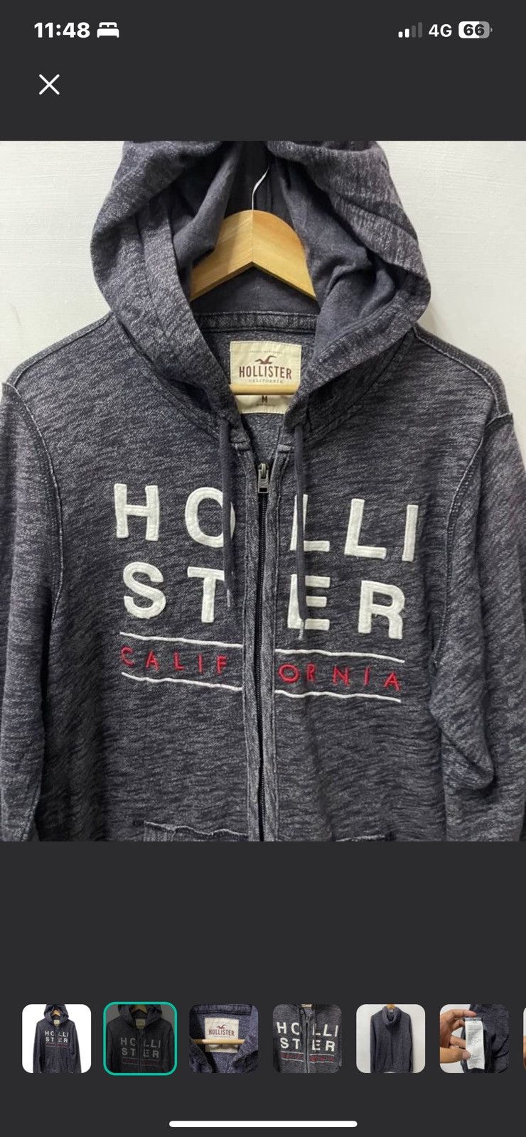 Hollister Hollister hoodie jacket zipper Size US M / EU 48-50 / 2 - 2 Thumbnail