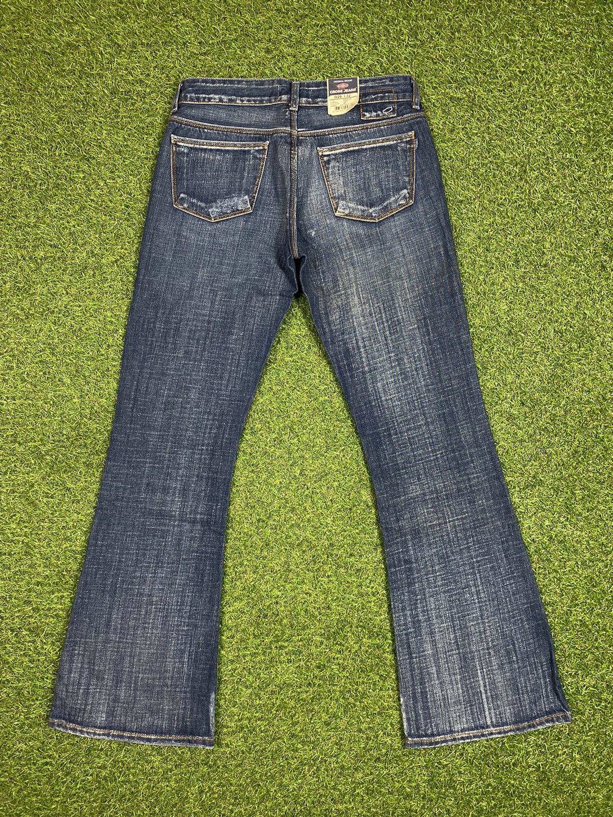 Japanese Brand × Vintage Vintage 90s Flared jeans faded streetwear size 29x32 Size 29" - 5 Thumbnail