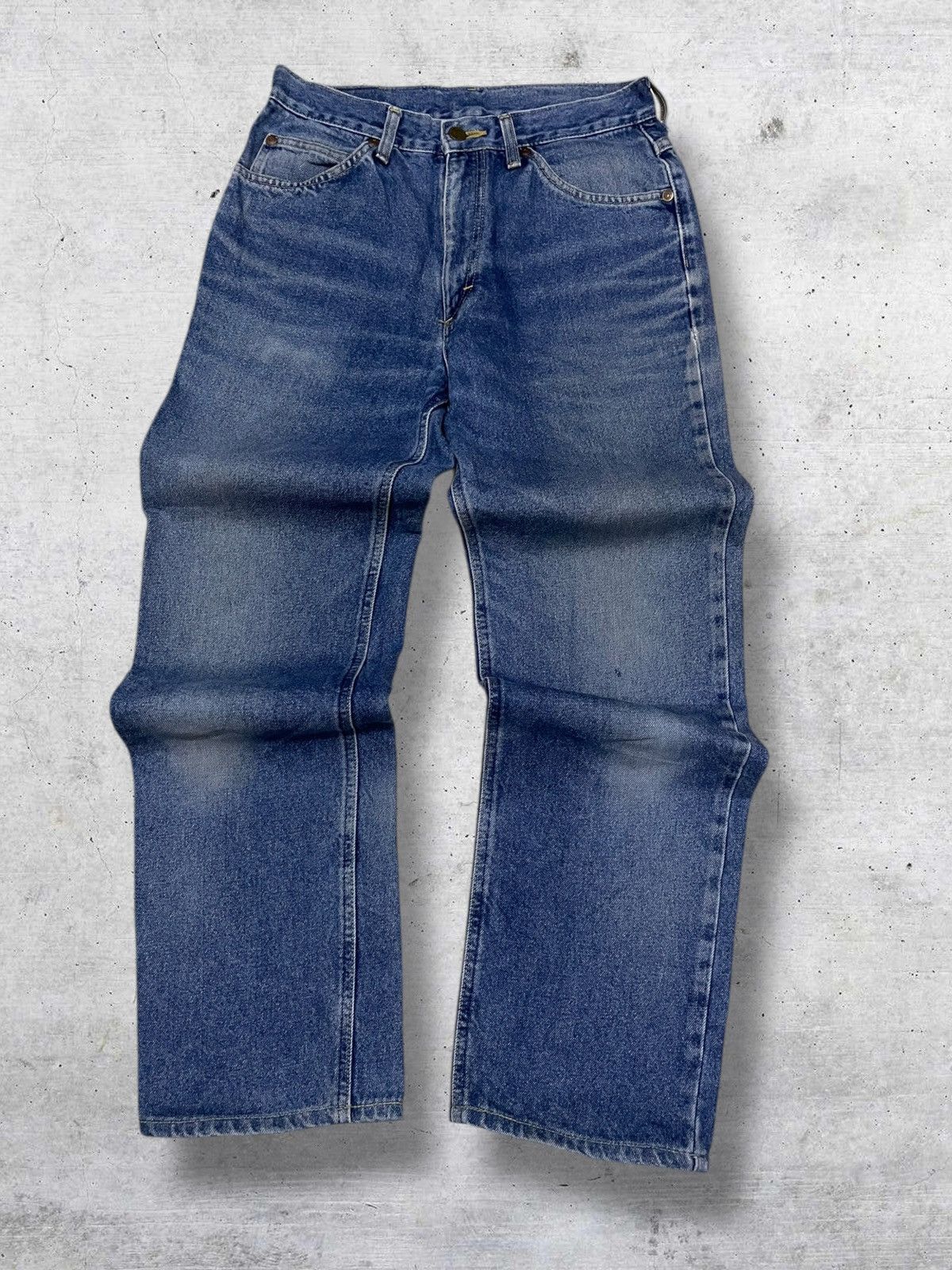 Lee VINTAGE LEE 90S DESIGNER USA BLUE WASHED OG DENIM ROCK STYLE Size US 27 - 1 Thumbnail