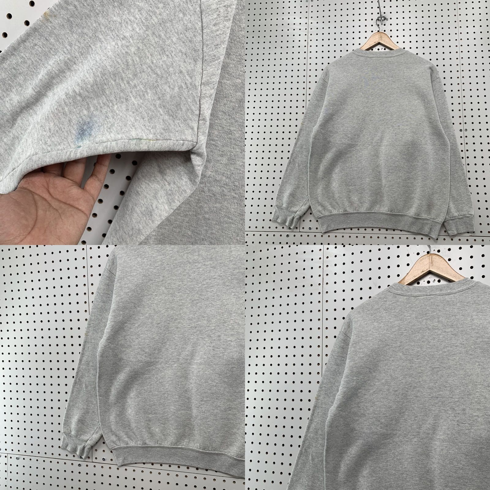 Vintage VINTAGE Air Force Crewneck Sweatshirt Mens Small Gray Pullover Cotton USA Size US S / EU 44-46 / 1 - 8 Thumbnail