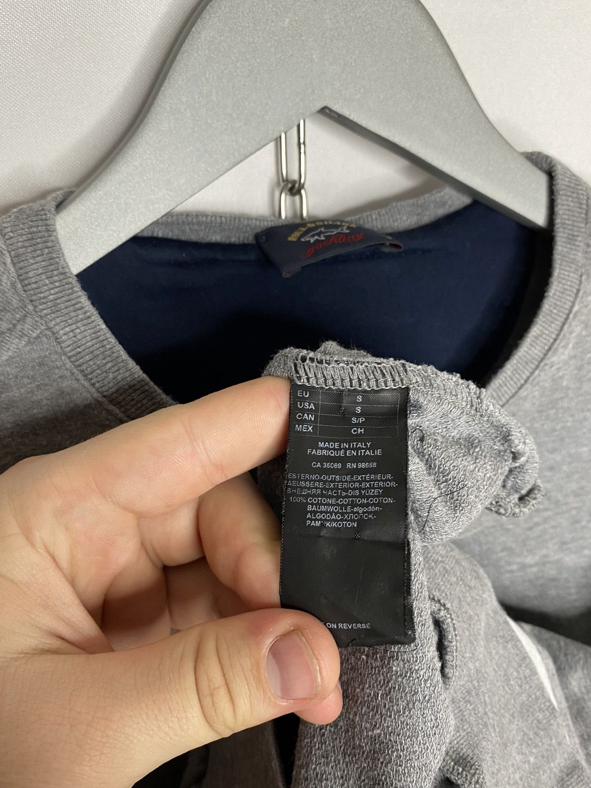 Paul & Shark 🦈Paul & Shark Yachting Big Logo Sweatshirt Pullover🦈 Size US S / EU 44-46 / 1 - 8 Thumbnail