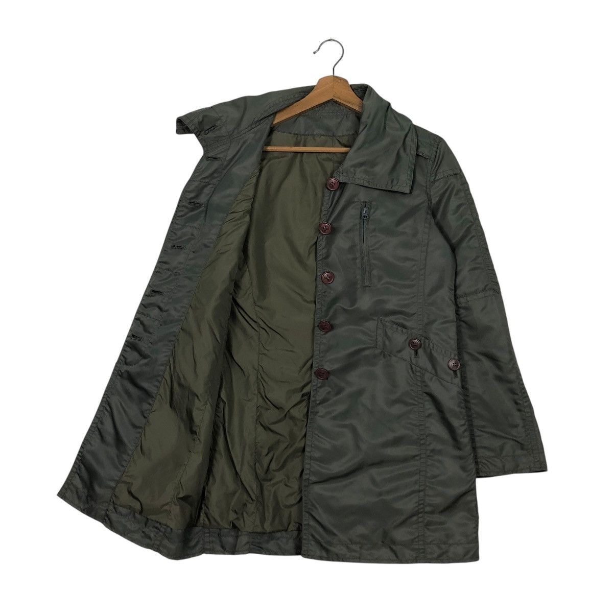 Hysteric Glamour 🔥NYLON BIKER JACKET DOUBLE COLLAR HYSTERIC GLAMOUR Size US M / EU 48-50 / 2 - 13 Thumbnail