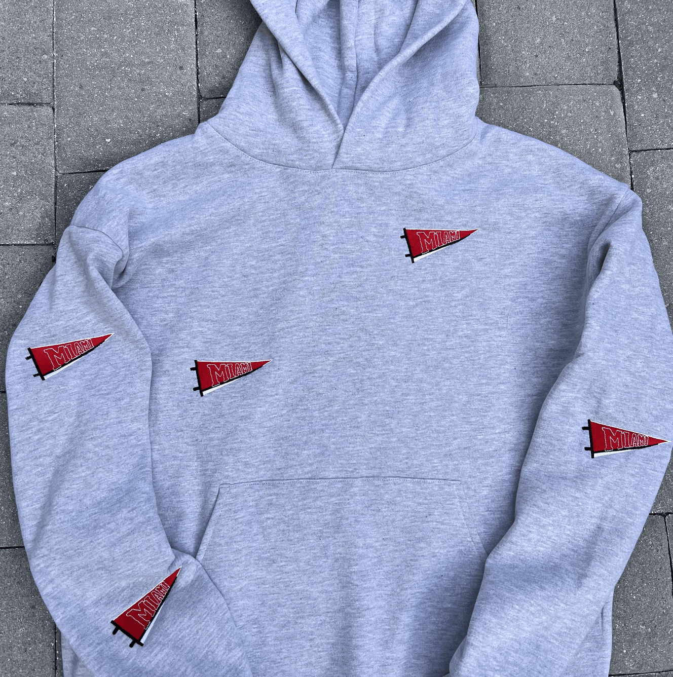 Other Miami Ohio Flag Tailgating Hoodie Size US XL / EU 56 / 4 - 2 Thumbnail