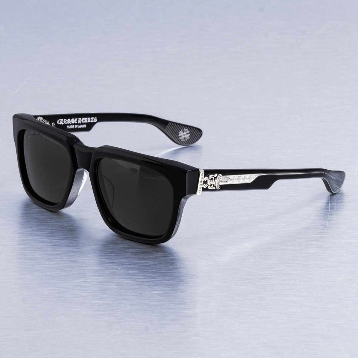 Chrome Hearts CHROME HEARTS BOX-OFFICER BLACK SUNGLASSES Size ONE SIZE - 2 Thumbnail