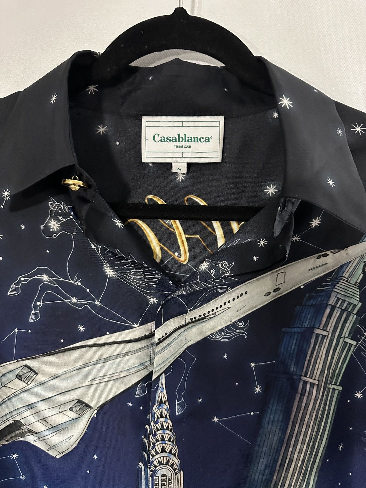 Casablanca Casablanca Concord NY-Paris SILK Vol De Nuit Size US M / EU 48-50 / 2 - 3 Thumbnail