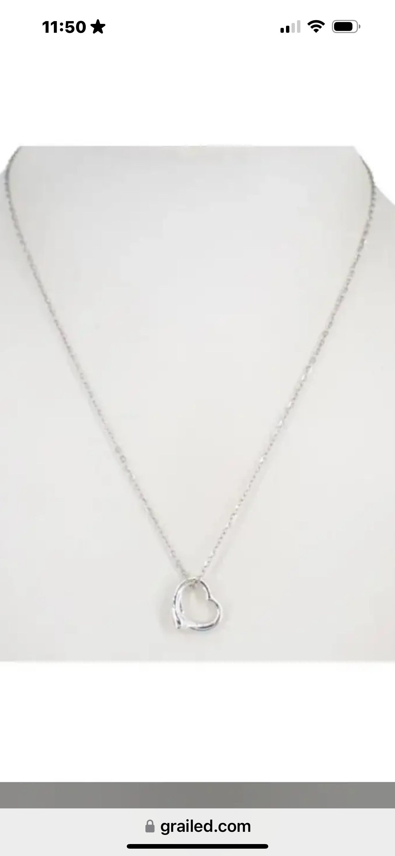 Tiffany & Co. Tiffany & co. Open heart necklace Size ONE SIZE - 1 Thumbnail