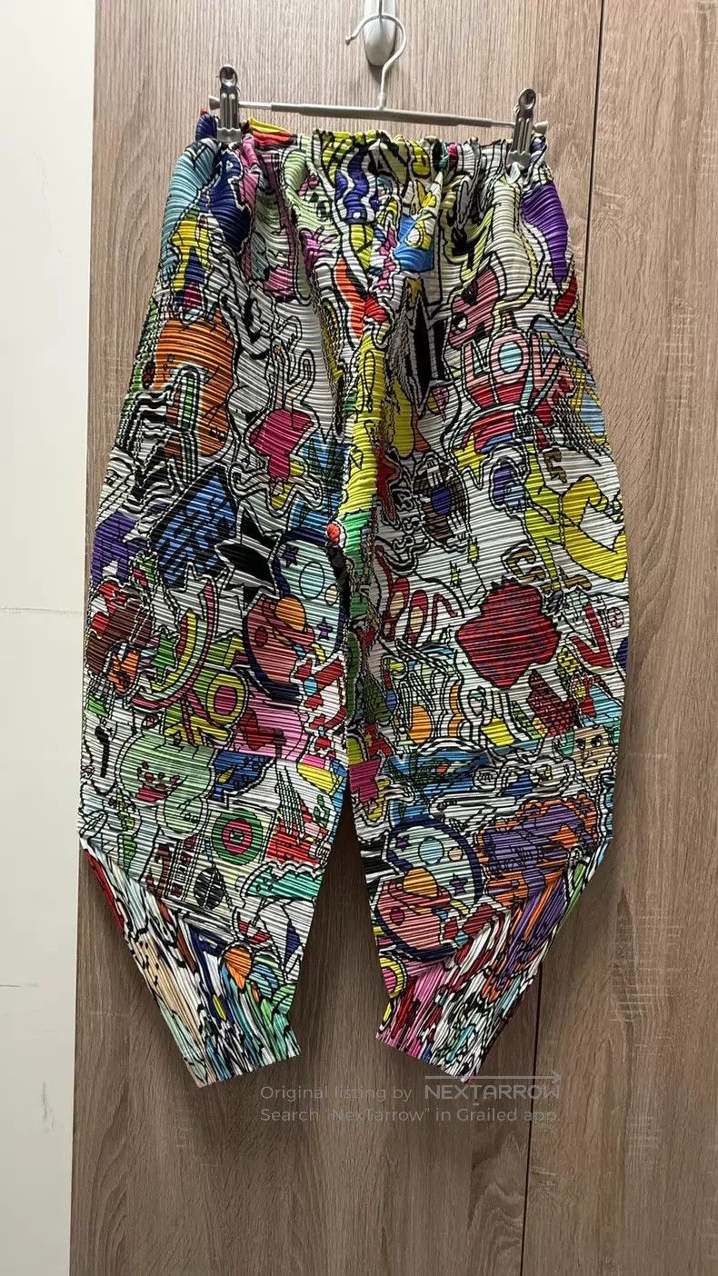 Issey Miyake Issey Miyake size:3 Color-block Pants Size 31" - 1 Thumbnail