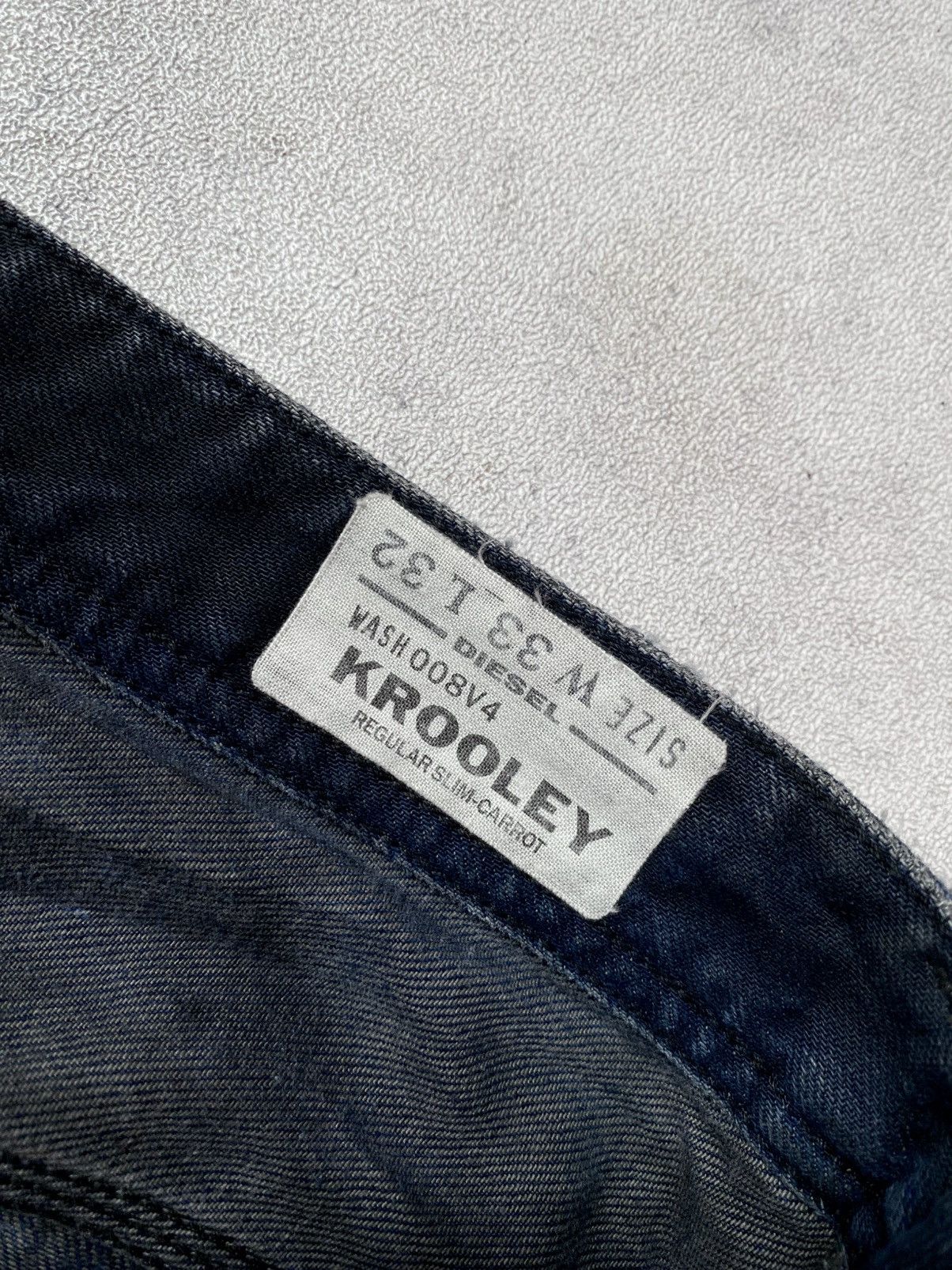 Diesel RARE Diesel Krooley Denim Regular Slim Carrot Size US 33 - 20 Thumbnail