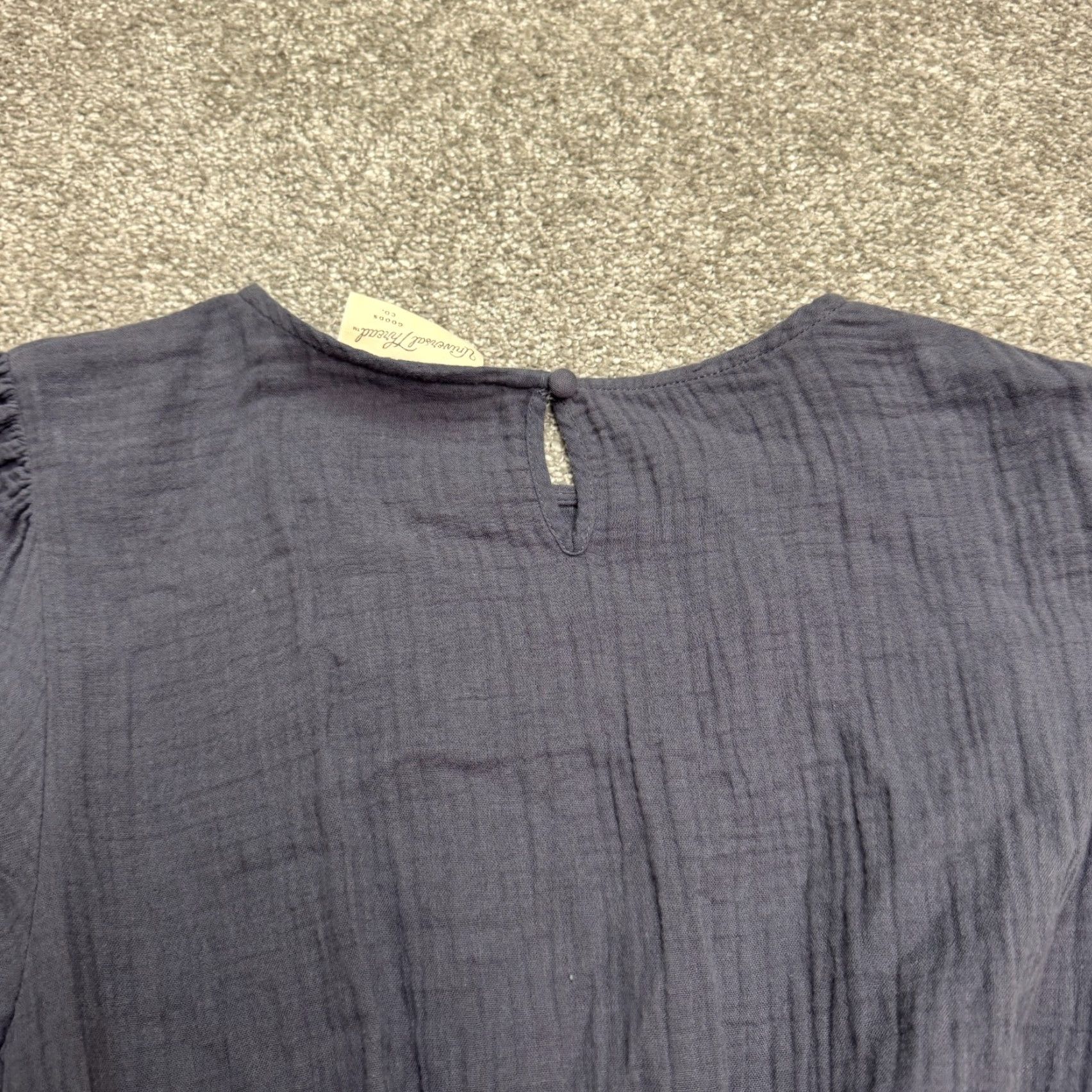 Vintage VINTAGE Universal Thread Cotton Midi Dress Women Medium Blue Ombre Boho Casual Pockets 90s Size M / US 6-8 / IT 42-44 - 4 Thumbnail