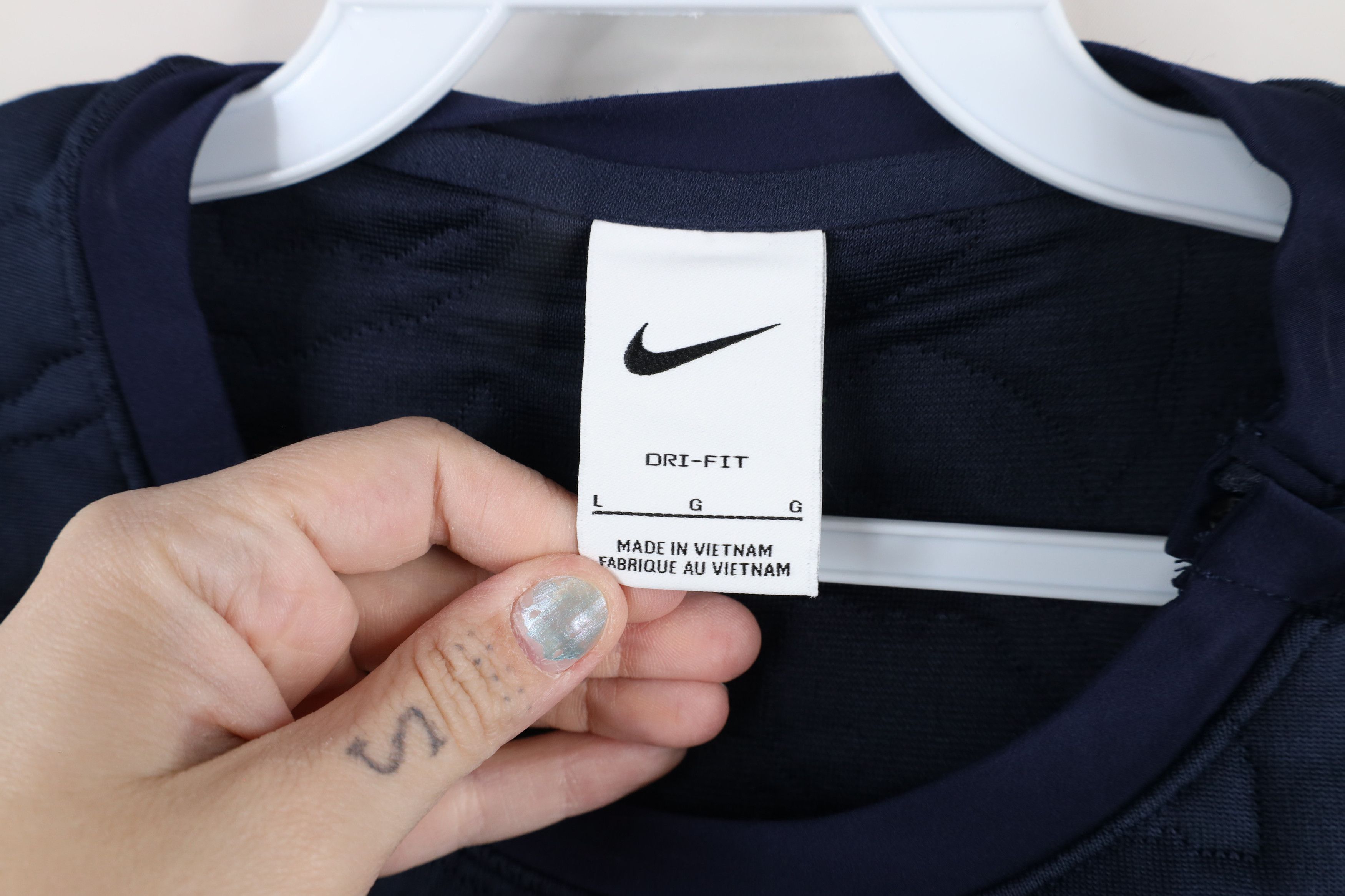 Nike × Vintage Nike Scott Mini Swoosh Quilted Golf Mid Layer Sweatshirt Size L / US 10 / IT 46 - 7 Thumbnail