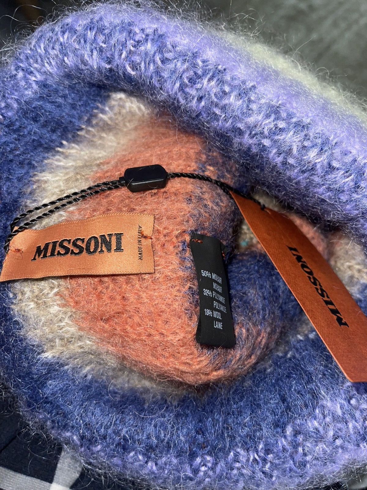 Missoni Missoni Striped Mohair beanie Size ONE SIZE - 2 Thumbnail