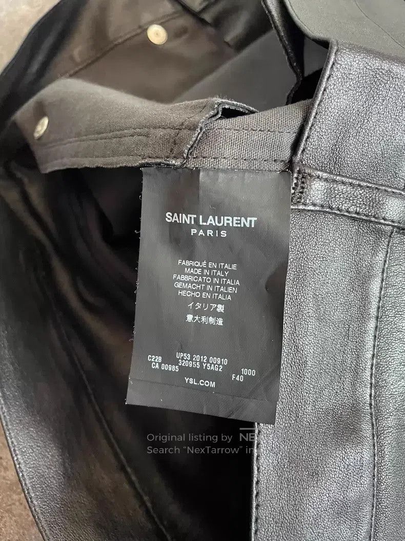 Saint Laurent Paris Saint Laurent Paris size F40 Spring and Summer Lamb Leather Size US 27 - 8 Thumbnail
