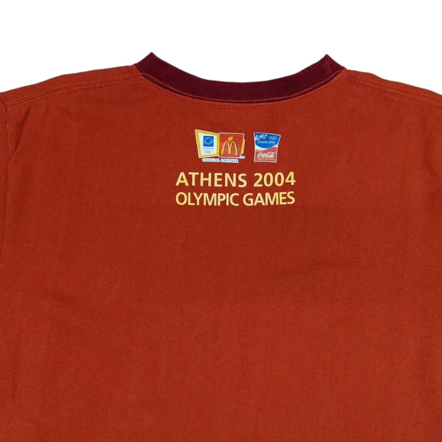 Japanese Brand ATHENS 2004 Olympics Games T-Shirt McDonalds Junichi Inoue Size US M / EU 48-50 / 2 - 6 Thumbnail