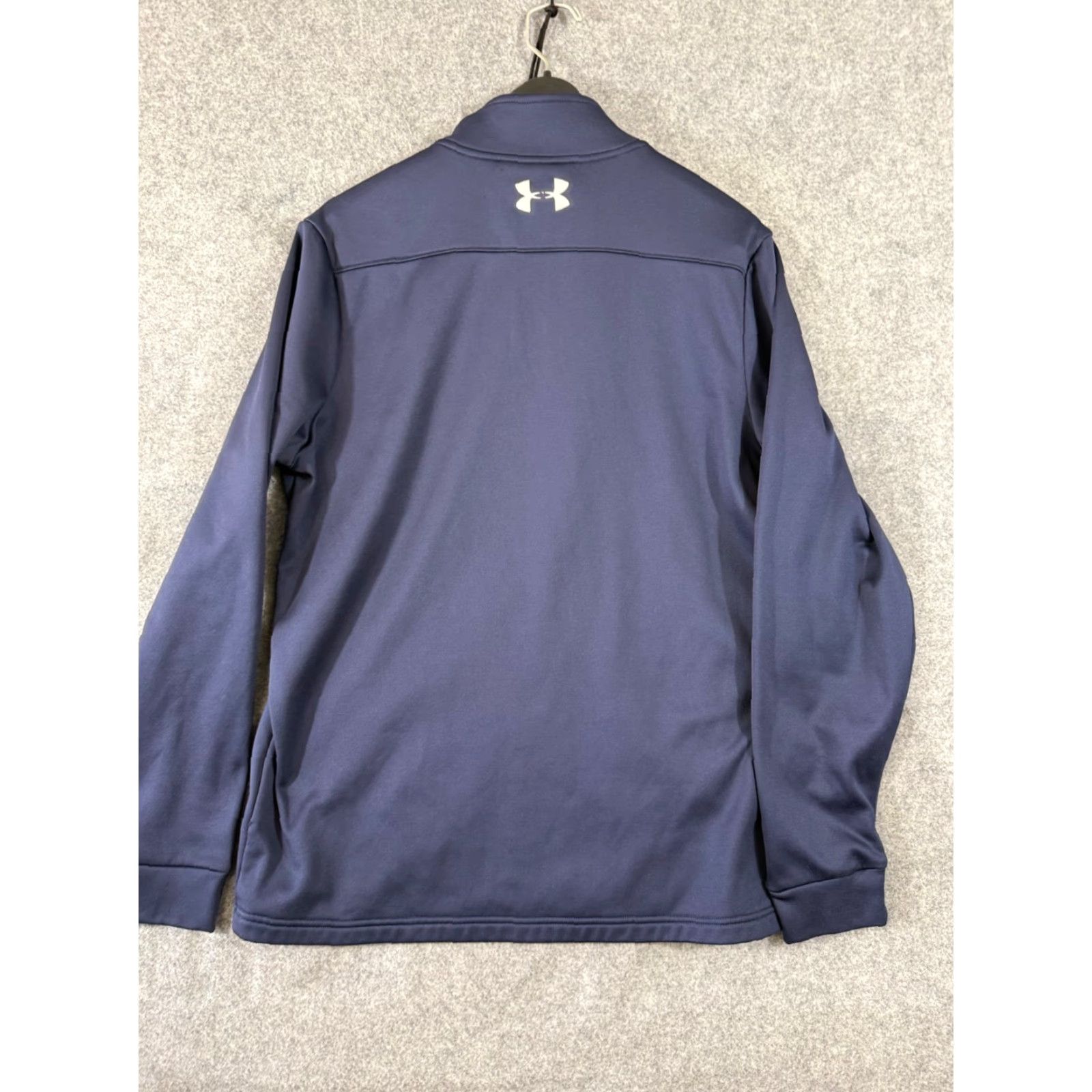Under Armour Under Armour Jacket Mens M Blue 1/4 Zip Loose Pullover Outdoor Performance Logo Stand-Up Neck Jacket Size US M / EU 48-50 / 2 - 7 Thumbnail