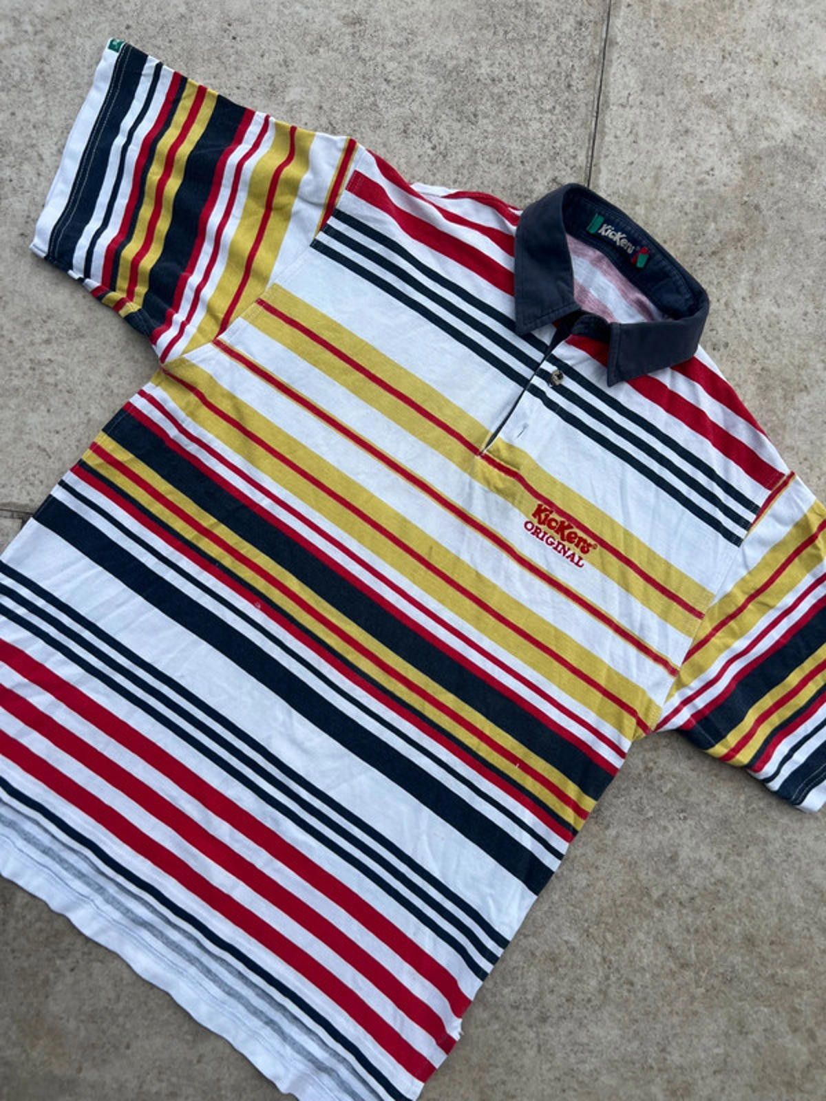 Kickers Vintage Kickers Original Striped Polo Size US M / EU 48-50 / 2 - 1 Thumbnail