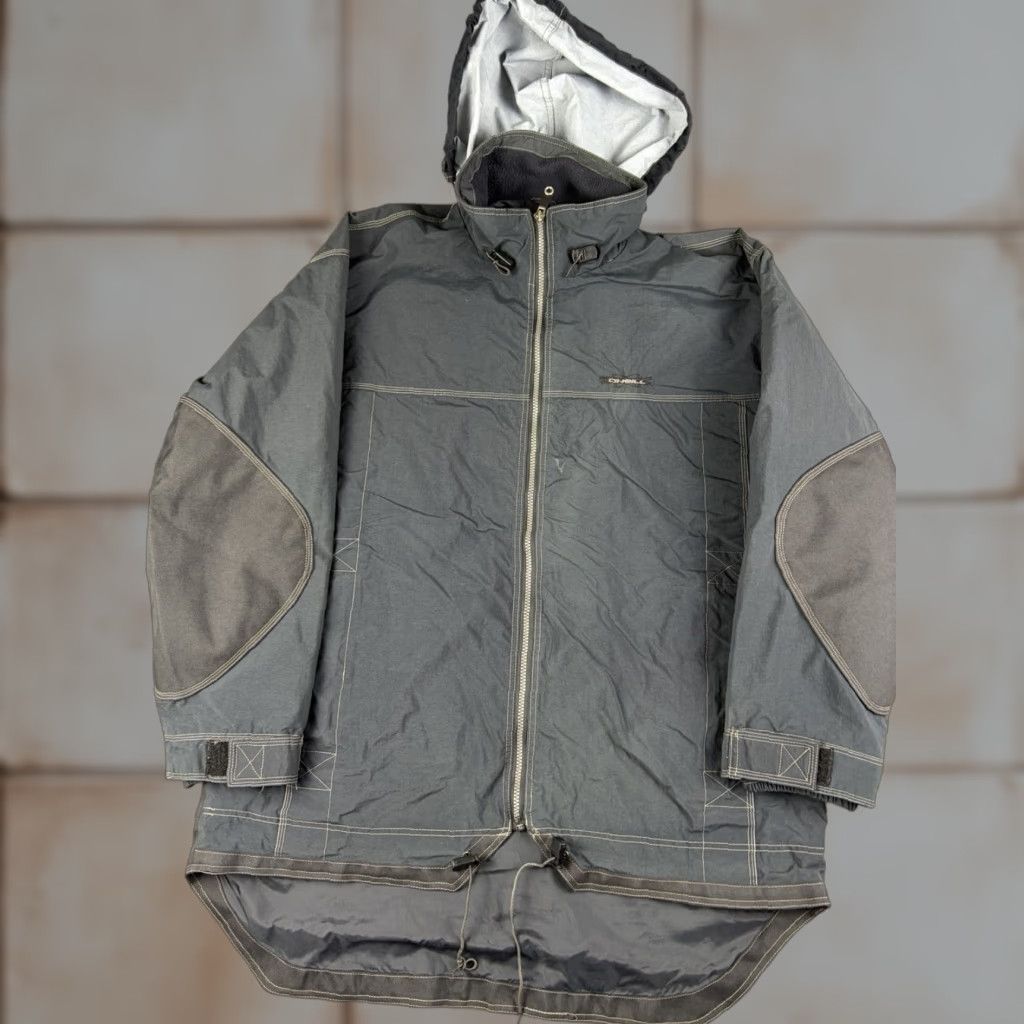 O'Neill VINTAGE O’Neill Jacket Men’s L Black Full Zip 90s Skiing Nylon Zip Embroidered Logo Men Size US L / EU 52-54 / 3 - 1 Thumbnail
