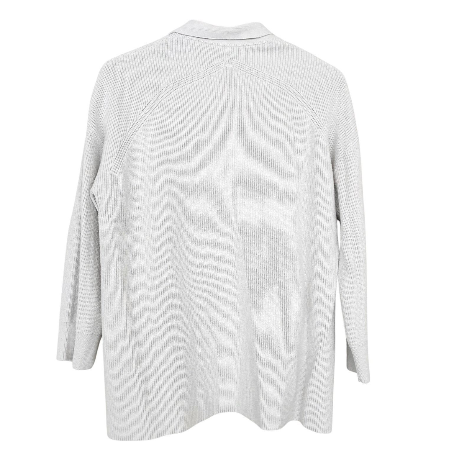 Lululemon Lululemon Cream Merino Wool Ribbed‎ Long Wrap Cardigan Sz 6 Size M / US 6-8 / IT 42-44 - 5 Thumbnail