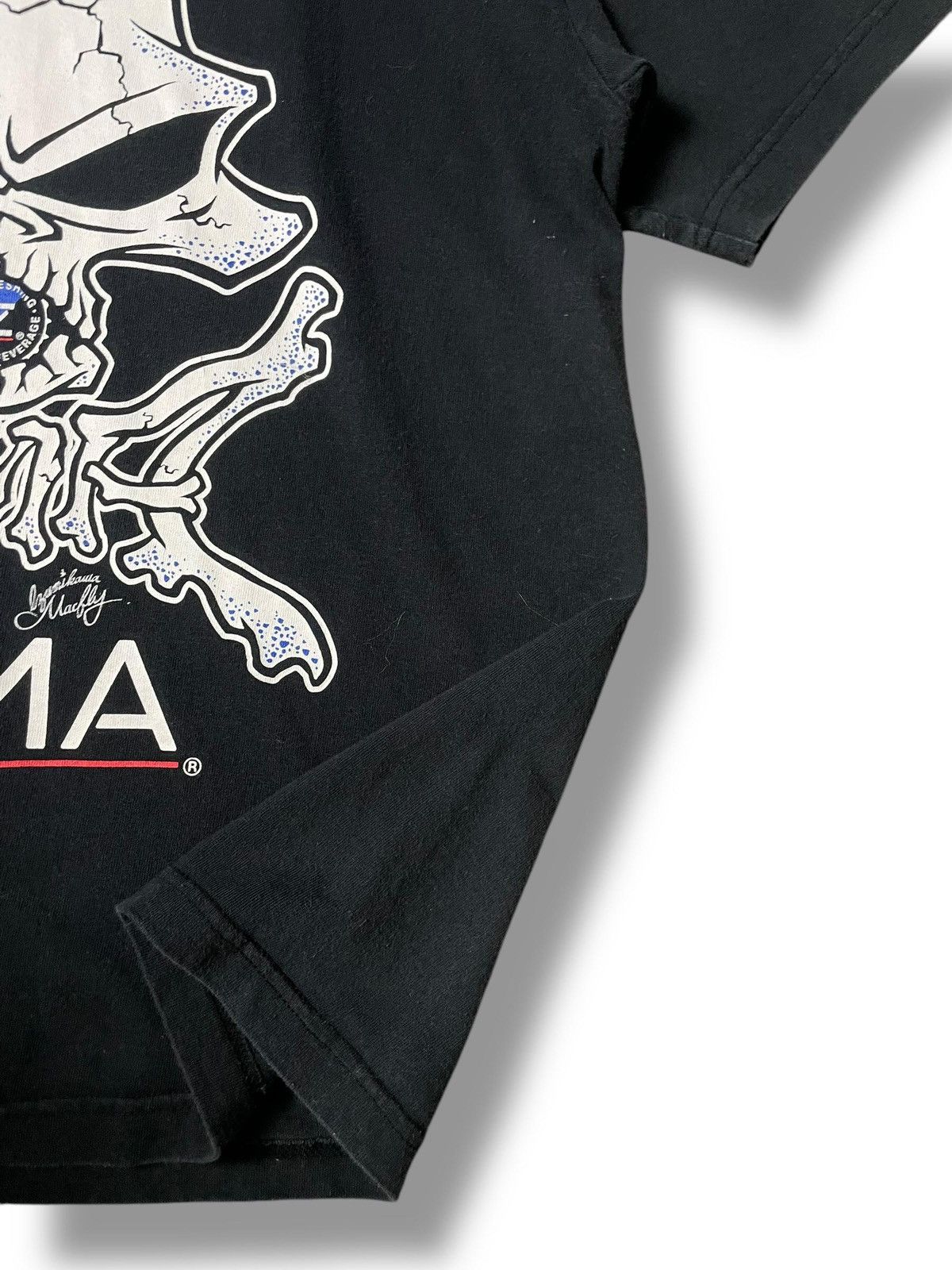 Japanese Brand × Vintage Vintage Zima Skull Print Tshirt (2) Size US L / EU 52-54 / 3 - 6 Thumbnail