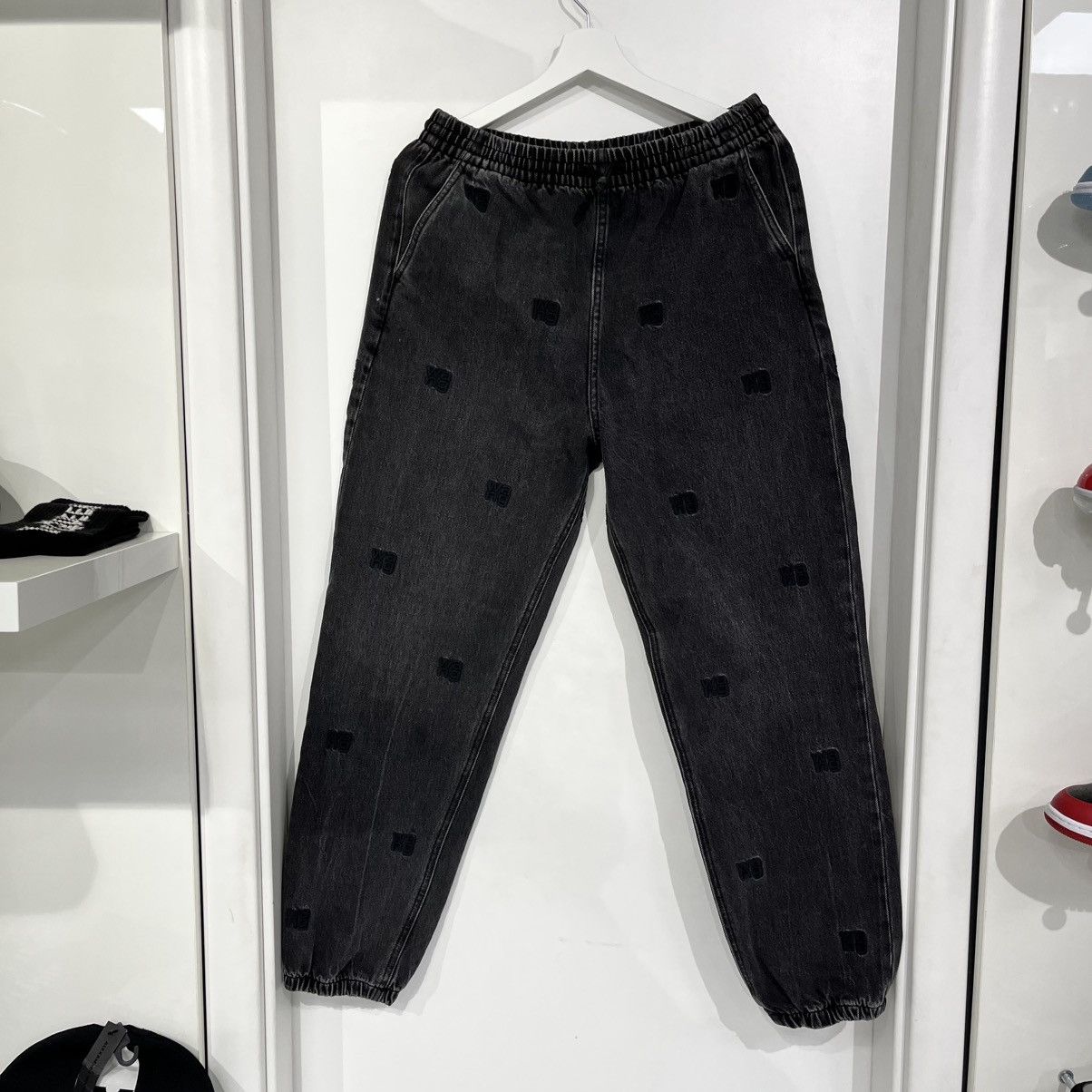 Alexander Wang Denim Pants Grey